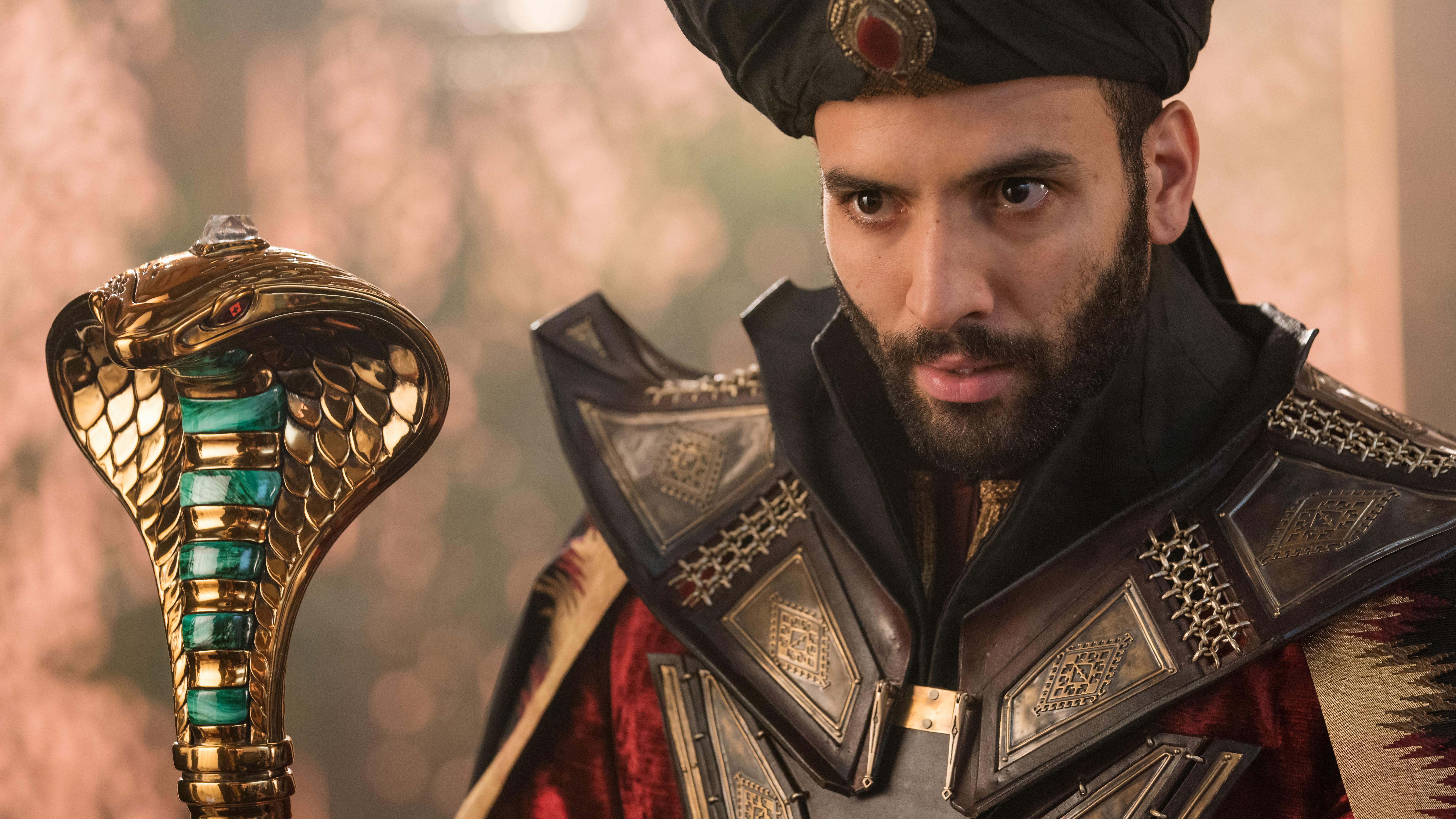 7680x4320 Jafar Aladdin 2019 Marwan Kenzari 8K Wallpaper
