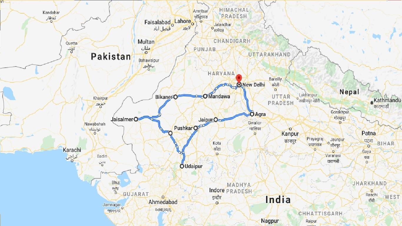 1366x768 Tour. Incredible Rajasthan with Taj Mahal. GT India ToursIRWTM