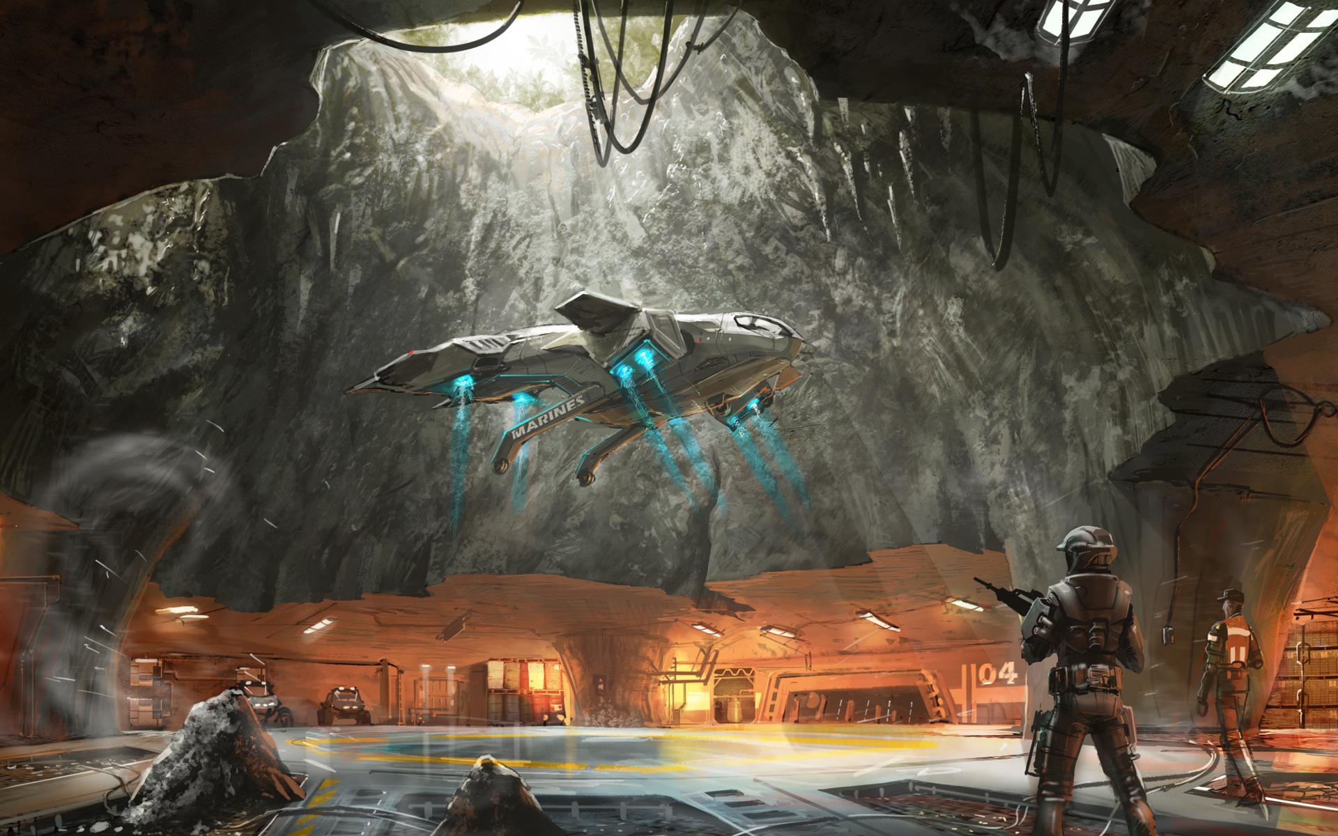 1920x1200 Halo 3 sci fi spaceship spacecraft art wallpaperx1200