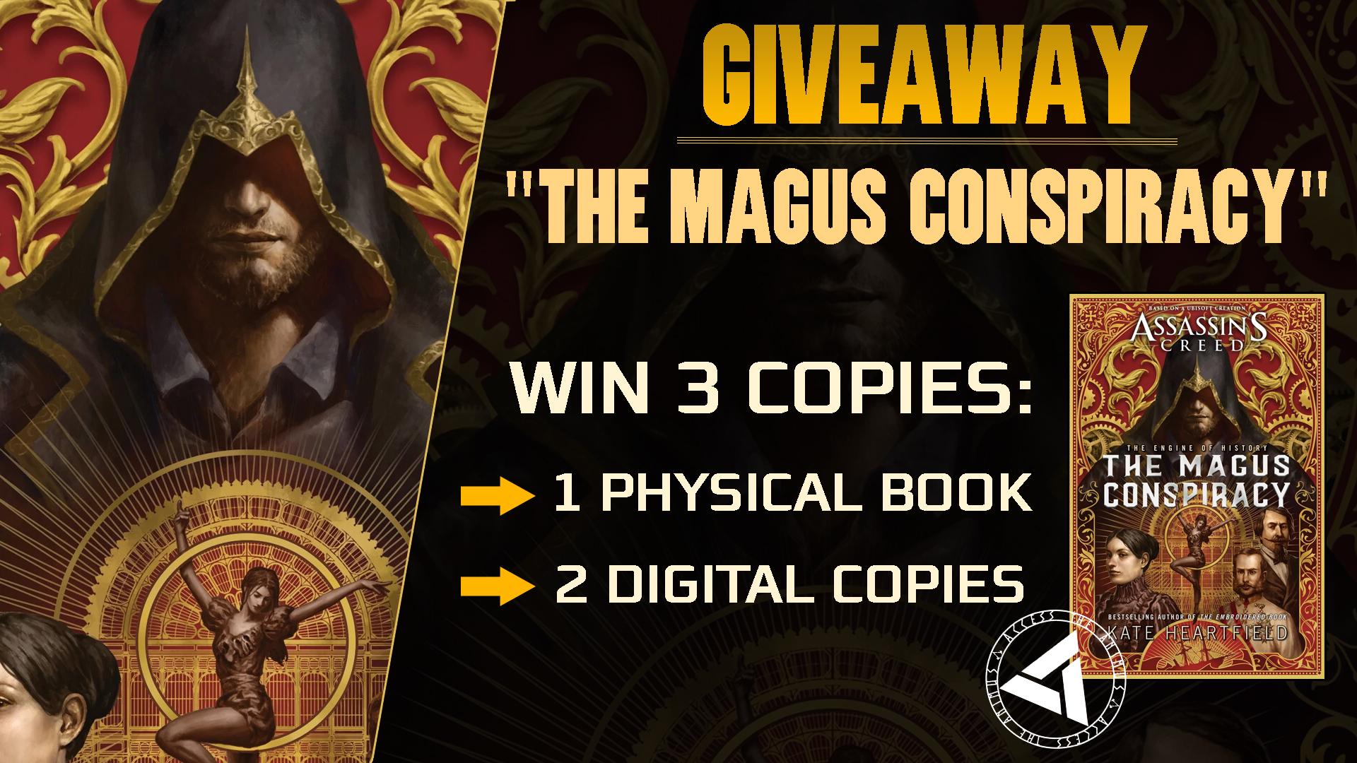 1920x1080 Access The Animus celebration of the release of the #AssassinsCreed The Magus Conspiracy novel, thanks to we are giving away 3 more copies of the book! Follow us