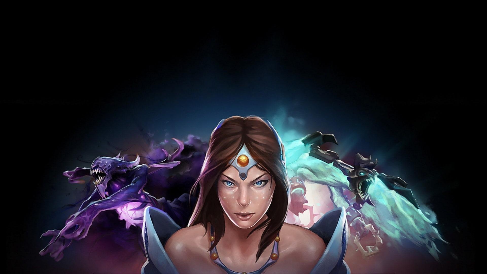 1920x1080 Wallpaper / dota 2 mirana bane visage, 1080P free download