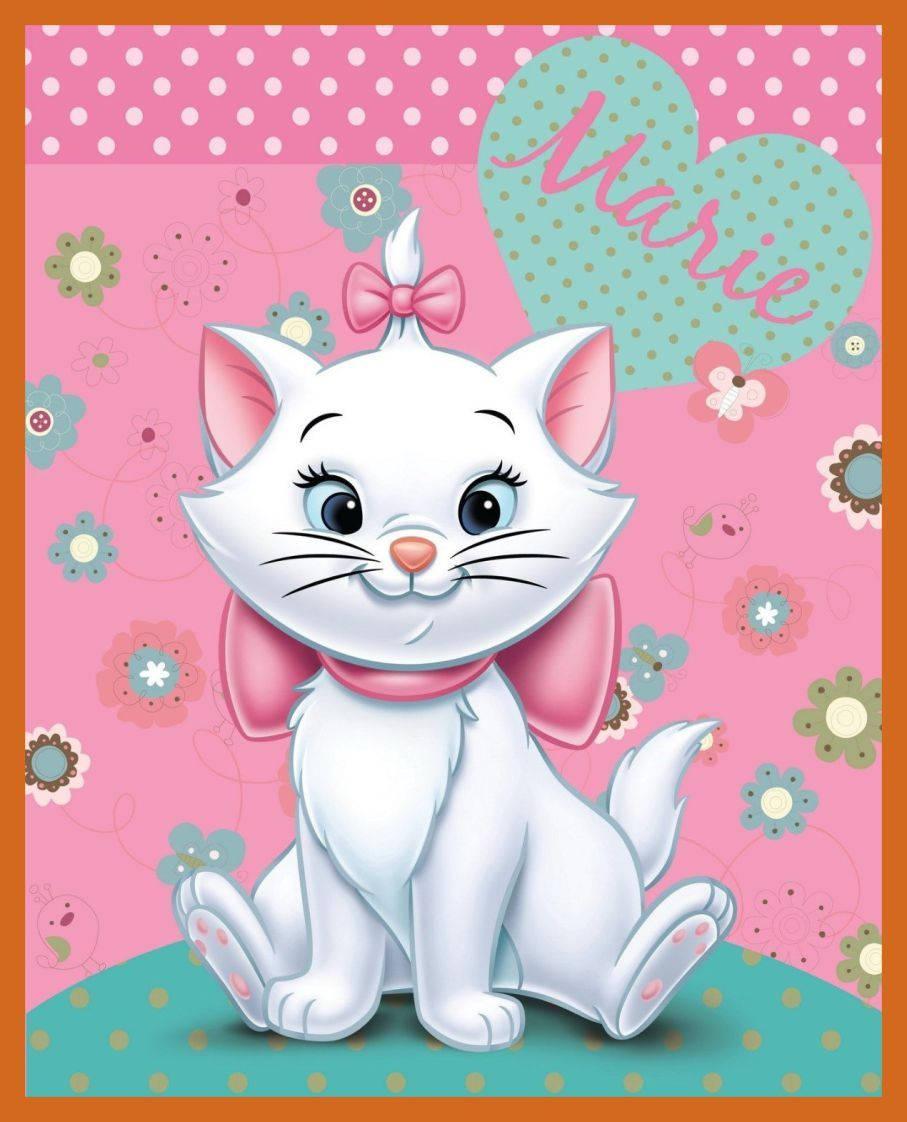 907x1122 Download Sitting Marie Cat Wallpaper
