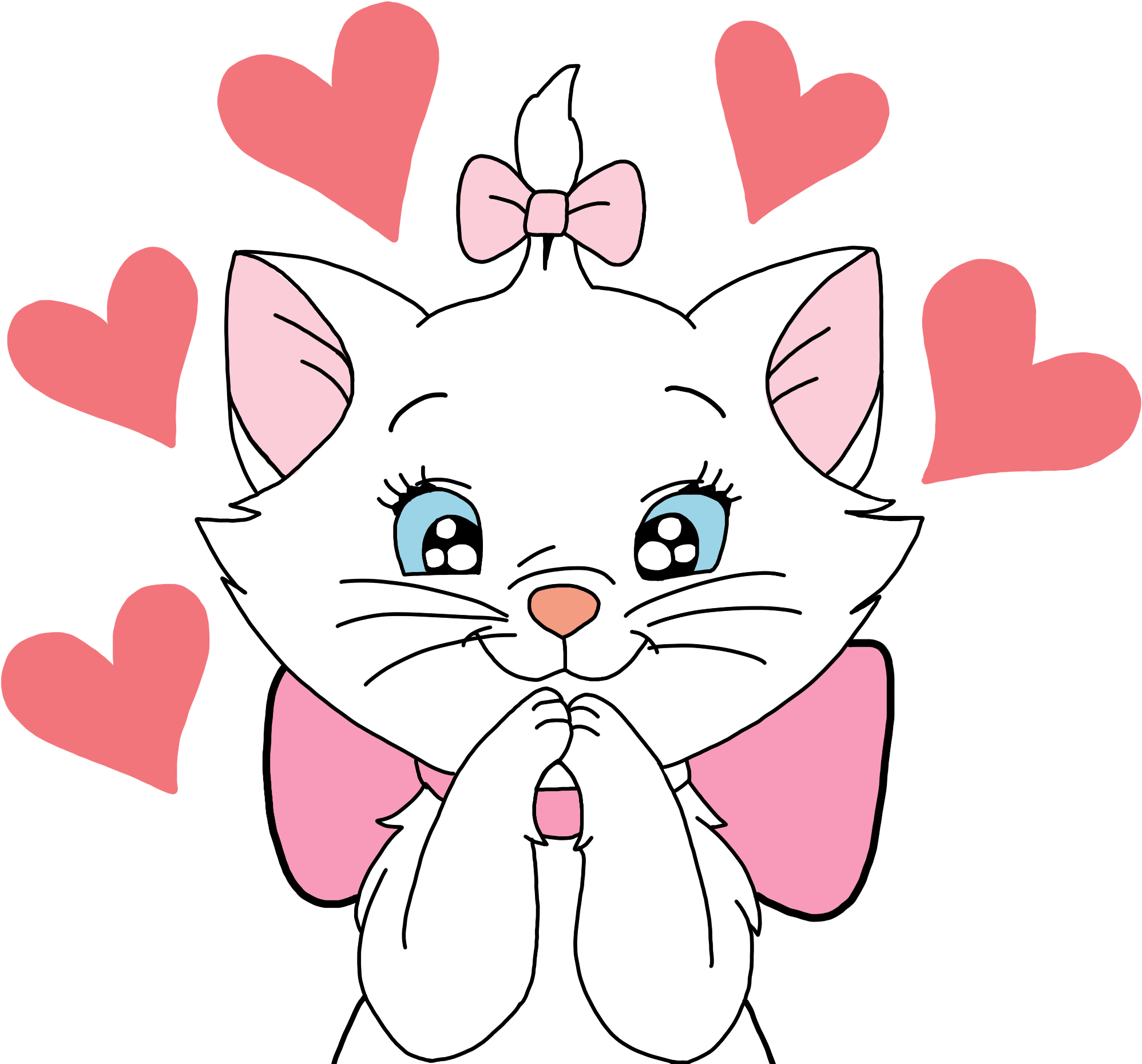 1996x1860 Download HD Marie Cat Wallpaper Cat Png Transparent PNG Image