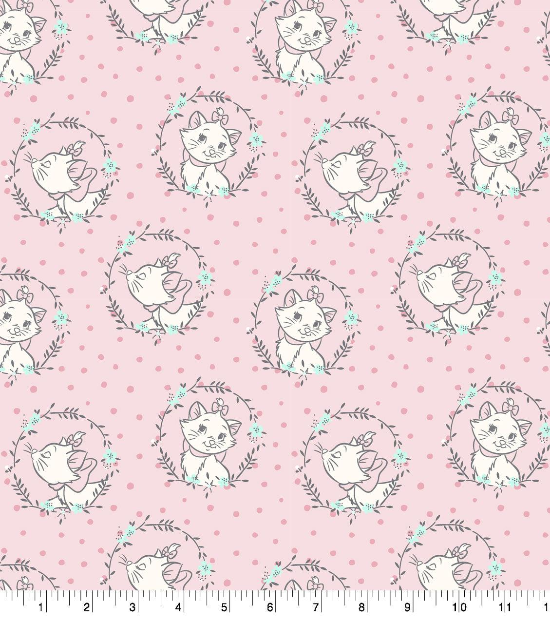 1129x1280 Disney Aristocats Marie Ami Floral Fabric