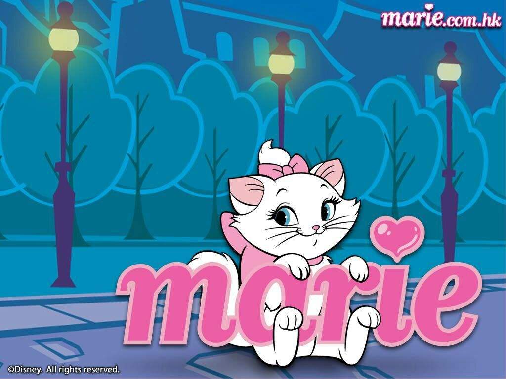 1024x768 Aristocats Marie Wallpaper