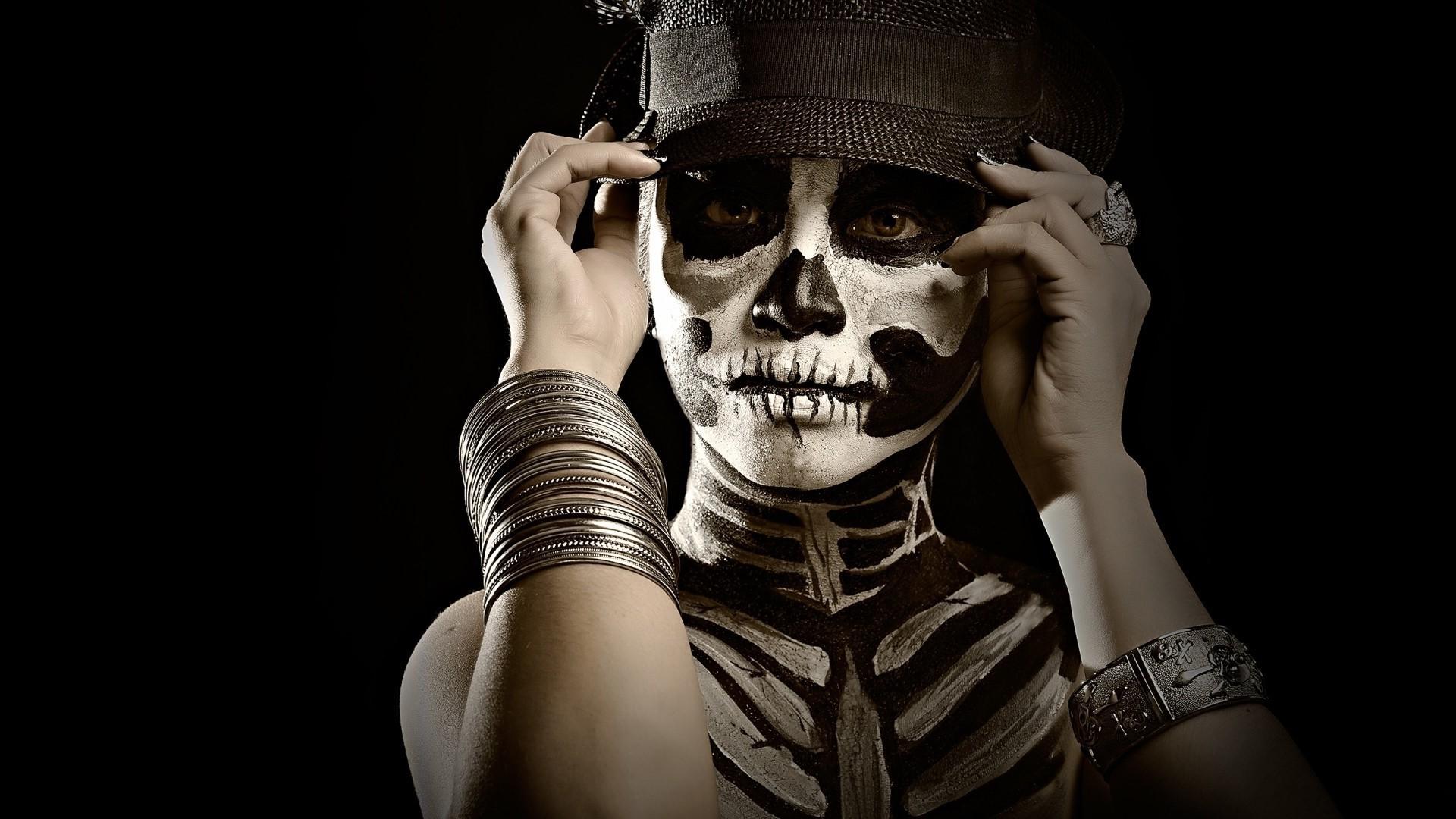 1920x1080 1920x1080 women body paint face paint black sugar skull wallpaper JPG 349 kB Gallery HD Wallpaper