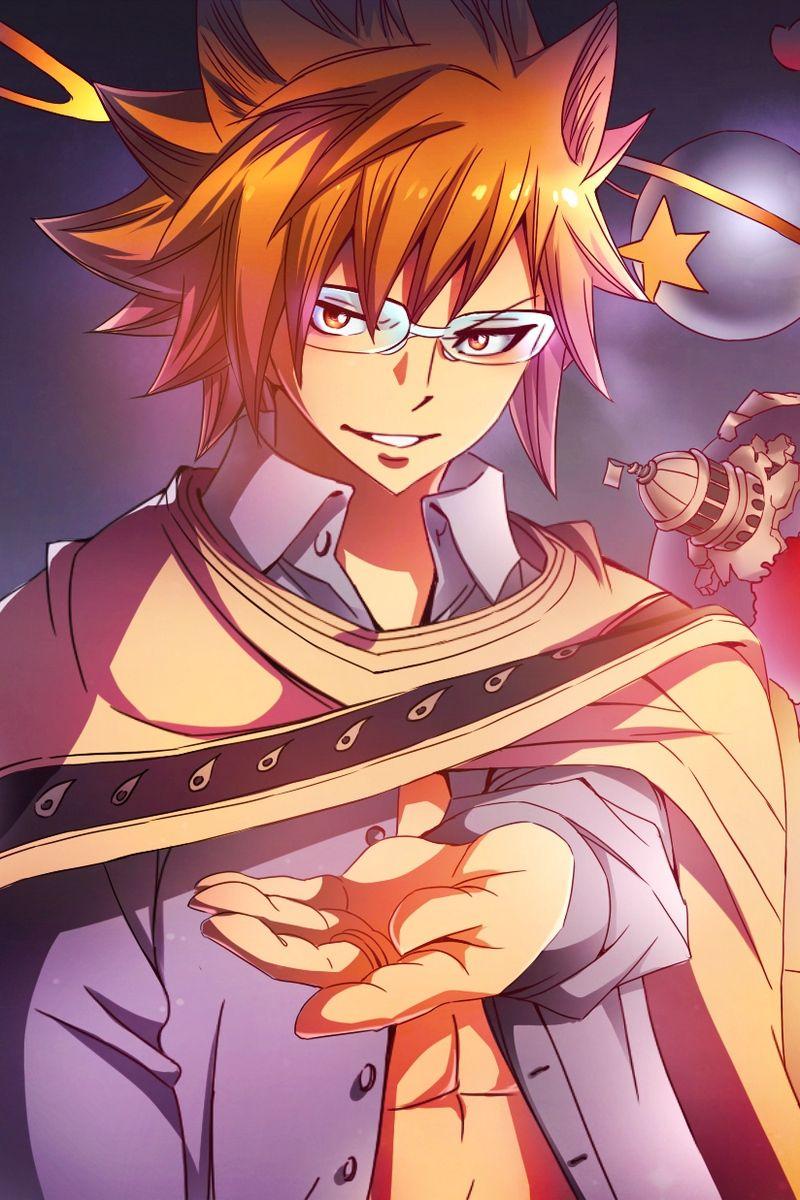800x1200 Download wallpaper 800x1200 fairy tail, loke, guy, glasses iphone 4s