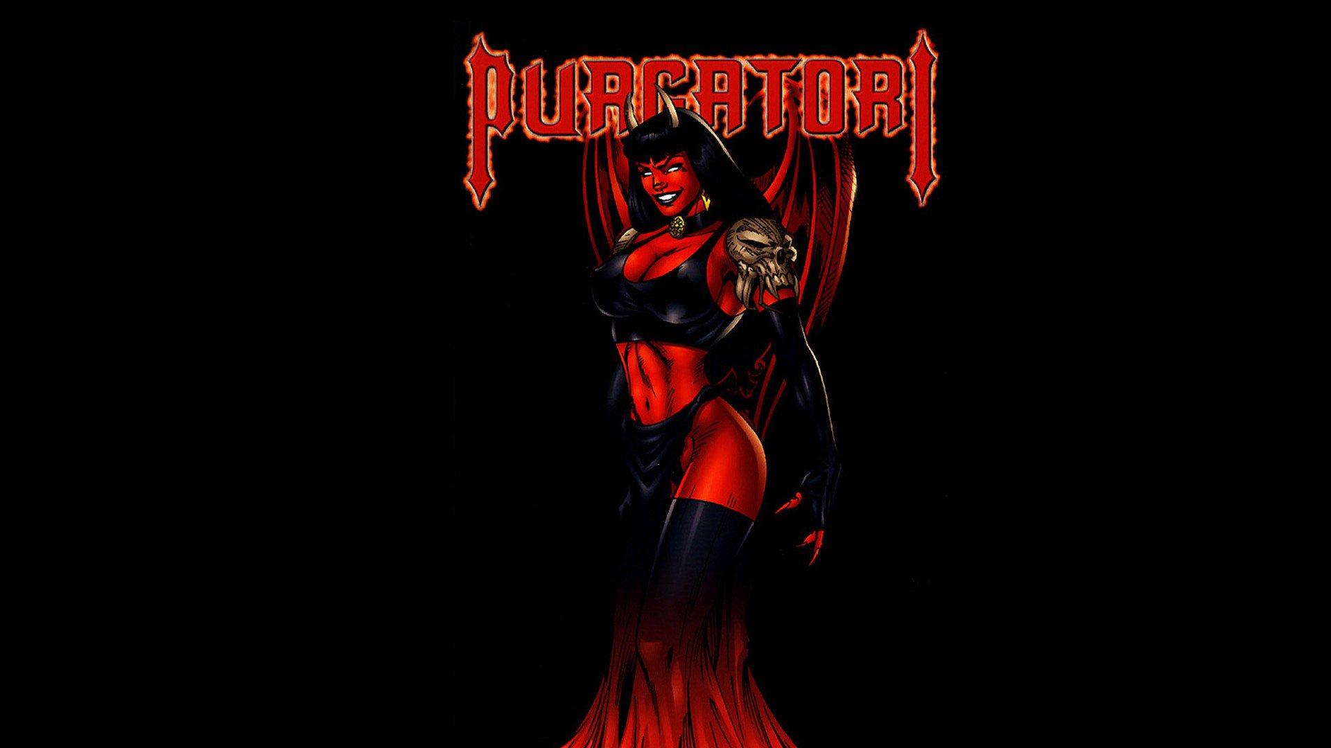 1920x1080 RandomBoard - #wallpaper #Purgatori, #comics, #Chaos Comics, #typography, #illustration, #black background, #Lady Death