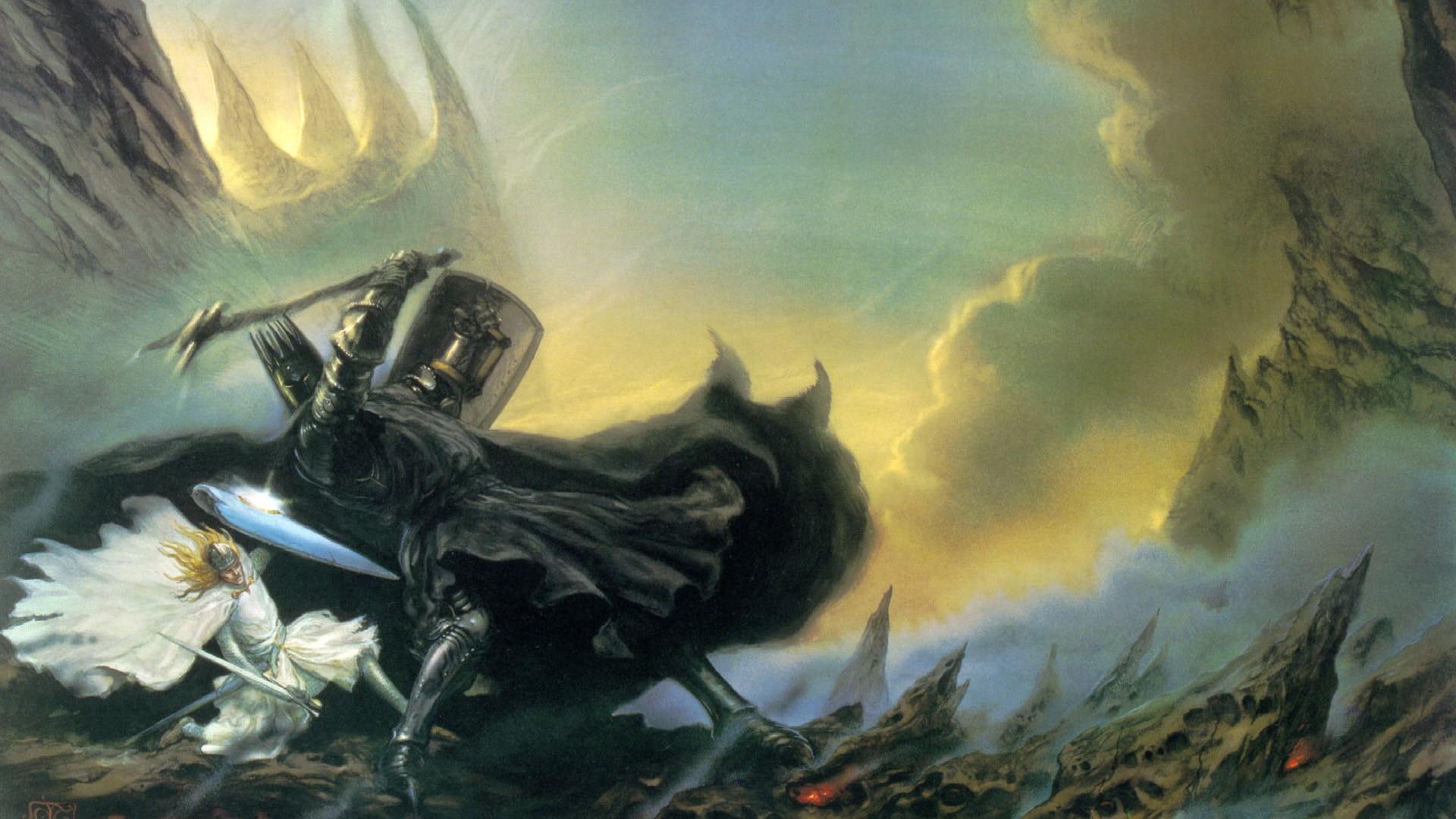 1920x1080 1920x1080 j r r_ tolkien the silmarillion morgoth fantasy art john howe wallpaper JPG 391 kB Gallery HD Wallpaper
