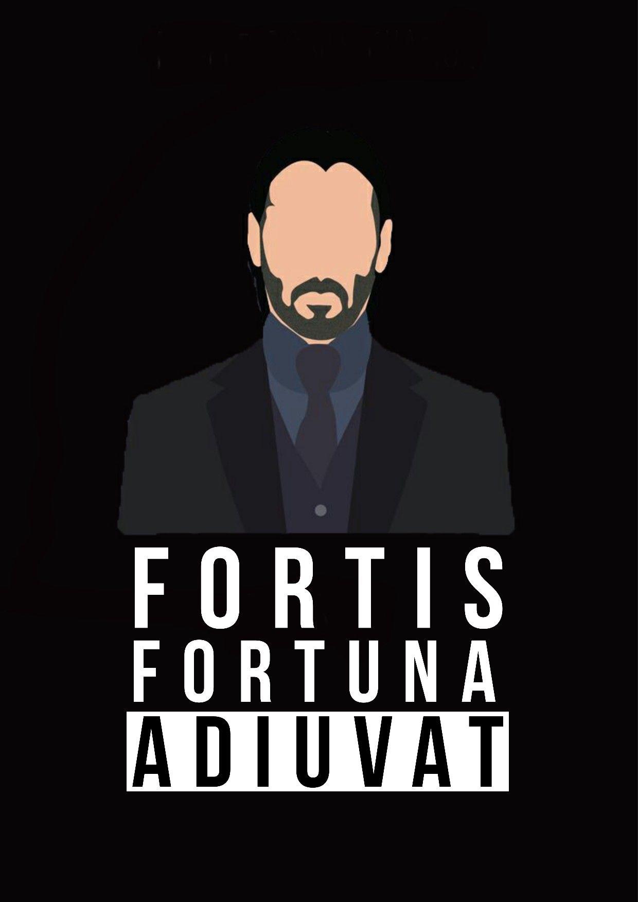 Fortis Fortuna Adiuvat Latina Quotes tatto texts skeches john wick quotes  john wick art john wick meme john wick… HD phone wallpaper | Pxfuel