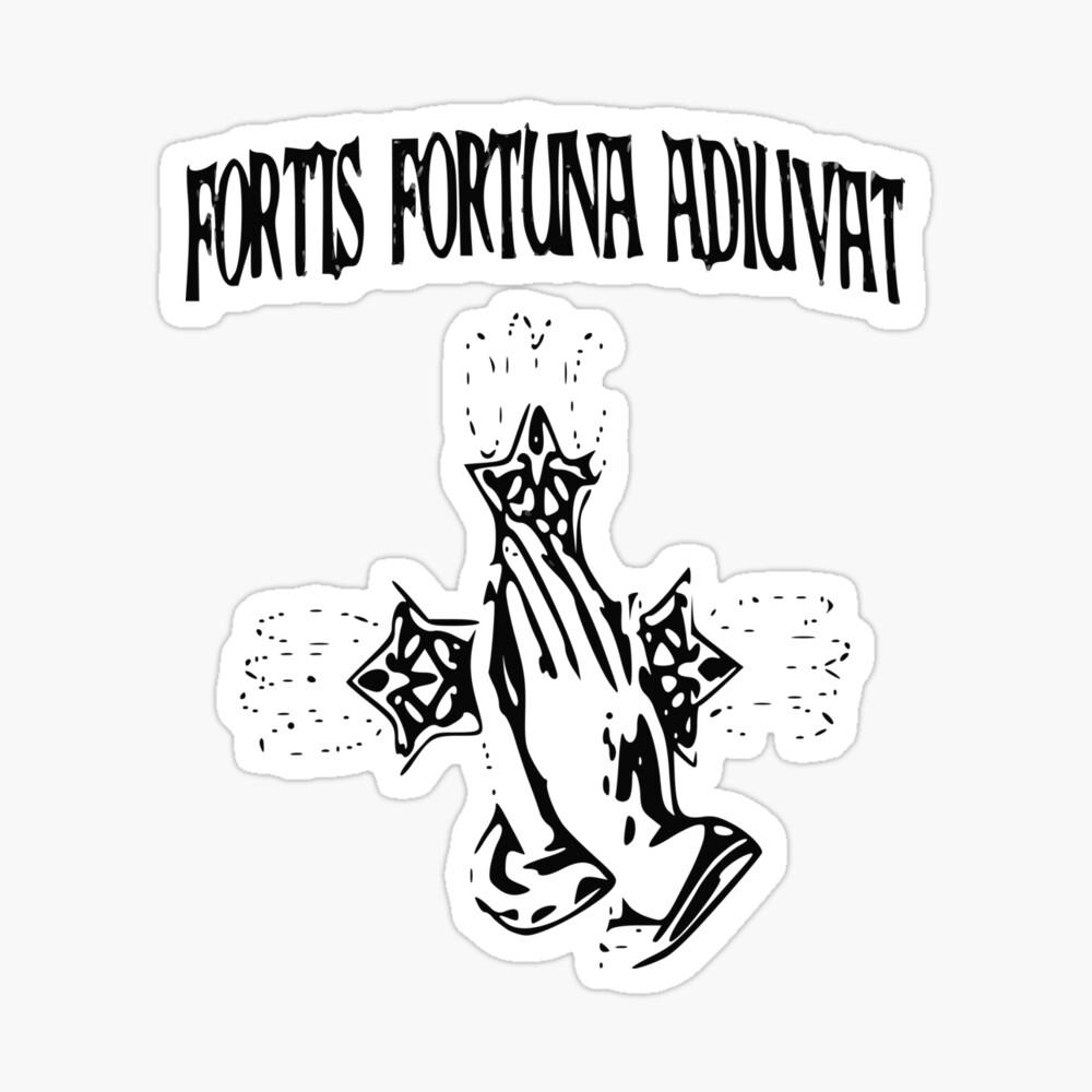 1000x1000 Fortune Favors The Bold Fortuna Adiuvat Metal Print