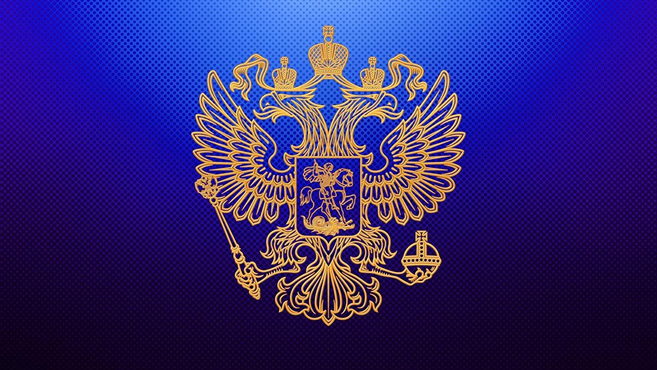 1280x720 Wallpaper Russia Russian Coat Of Arms Double Headed Eagle
