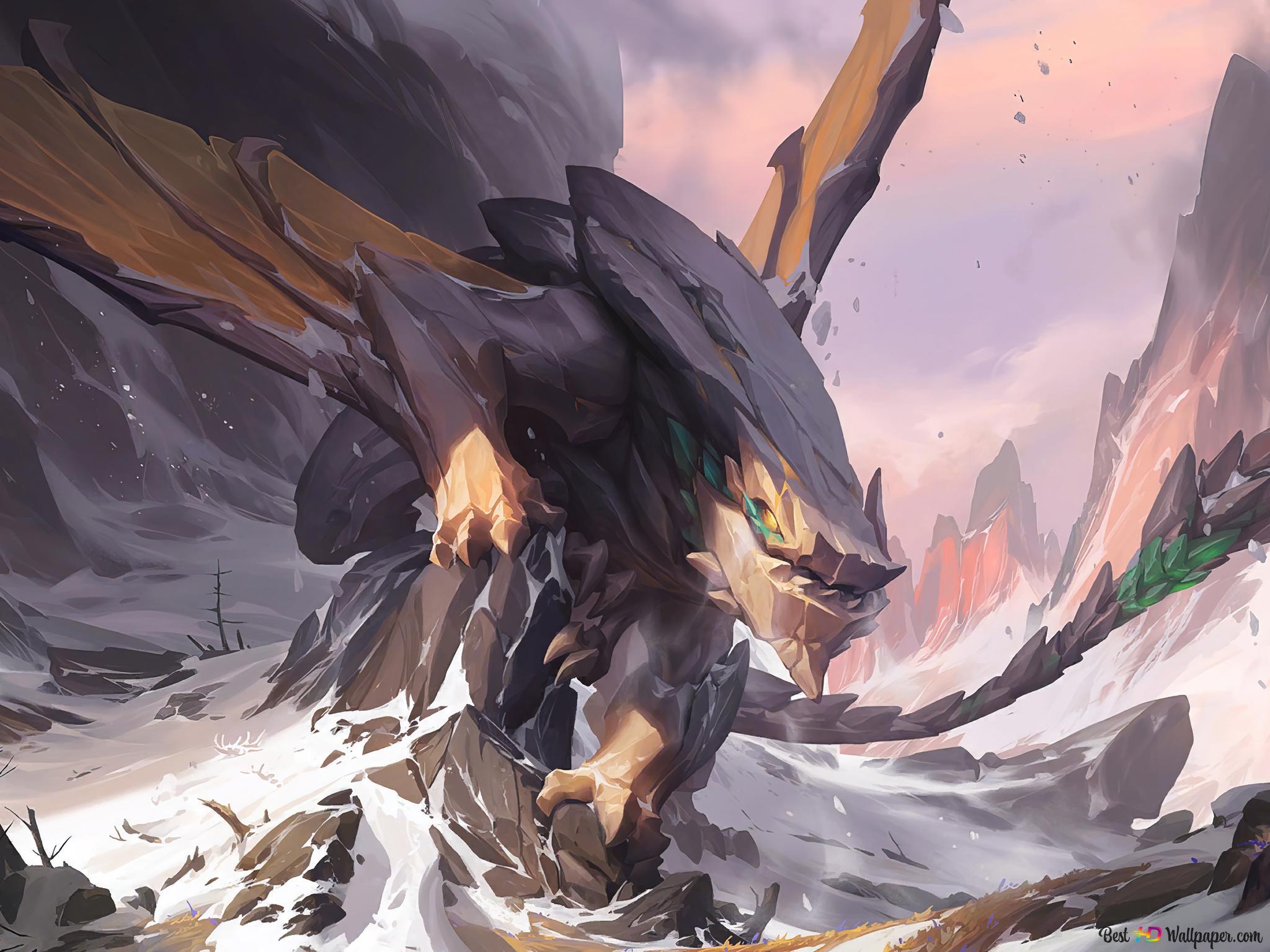 2048x1536 Mountain Drake (Demacia) of Legends (LOL) 4K wallpaper download