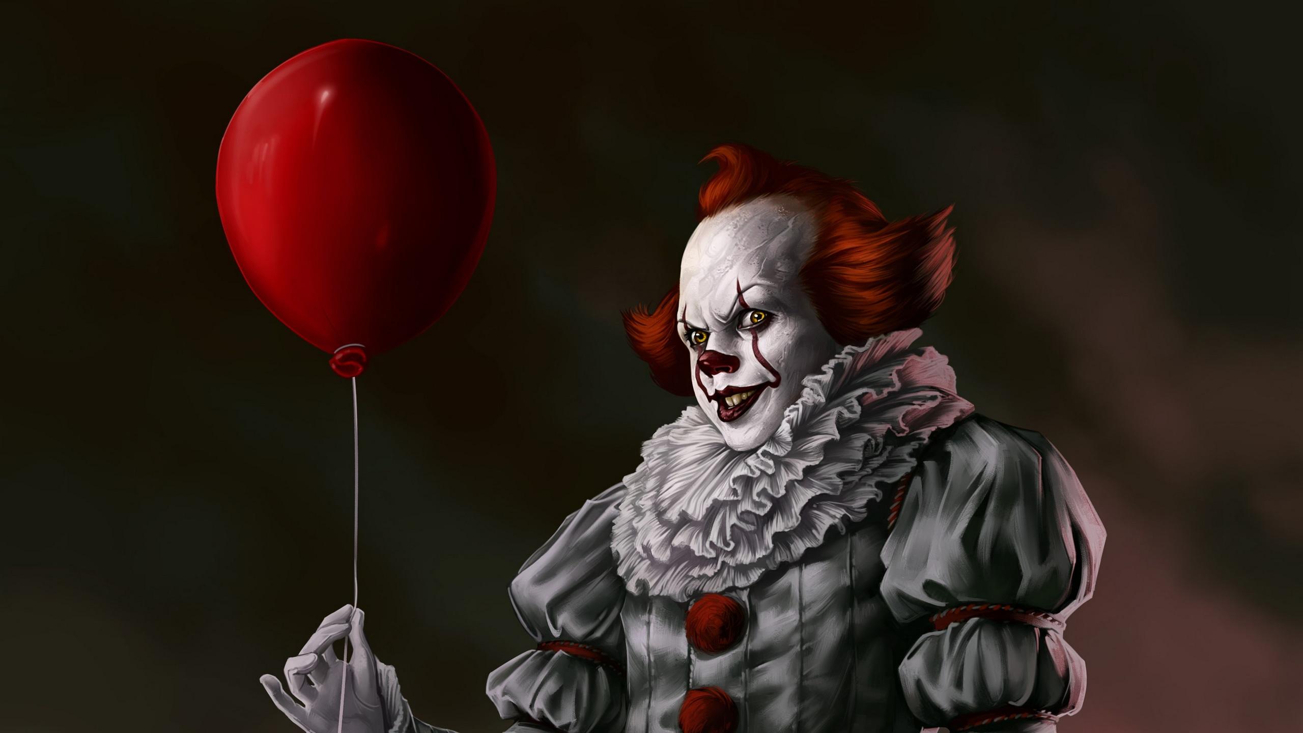 2560x1440 Wallpaper / pennywise, it, clown, hd, , artist, artwork, digital art free download