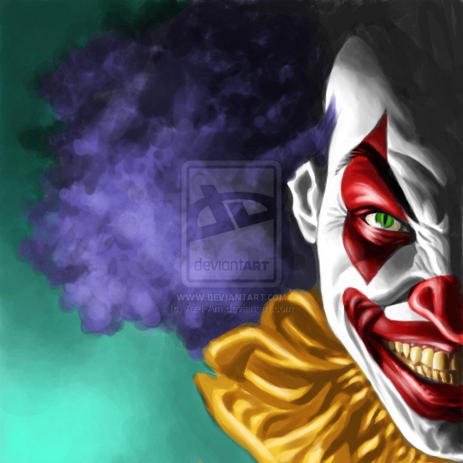 900x900 Free download Evil Clown Art Evil clown by az i am [900x900] for your Desktop, Mobile & Tablet. Explore Killer Clown Wallpaper. Killer Whale Wallpaper, Killer Instinct Wallpaper, Creepy Clown Wallpaper
