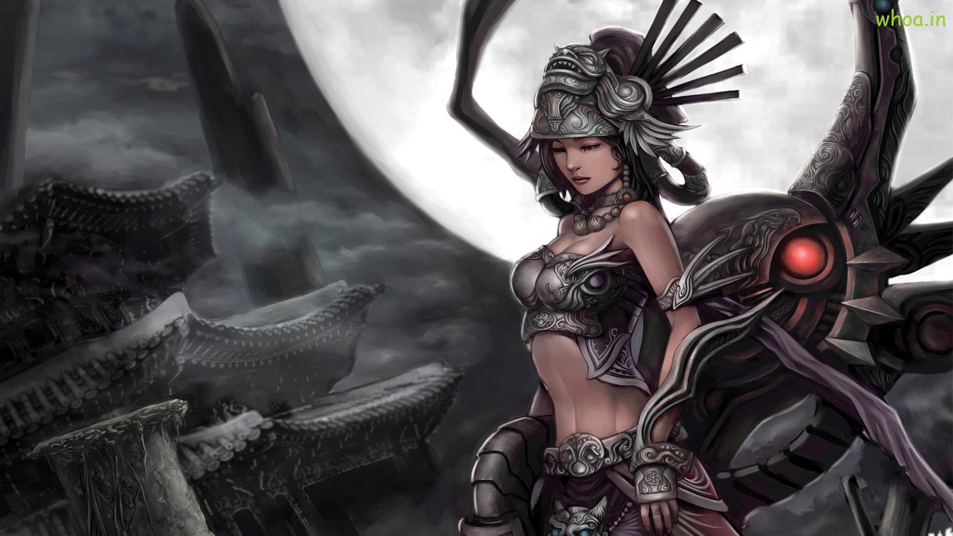 1920x1080 Fantasy & Games Girl HD Wallpaper