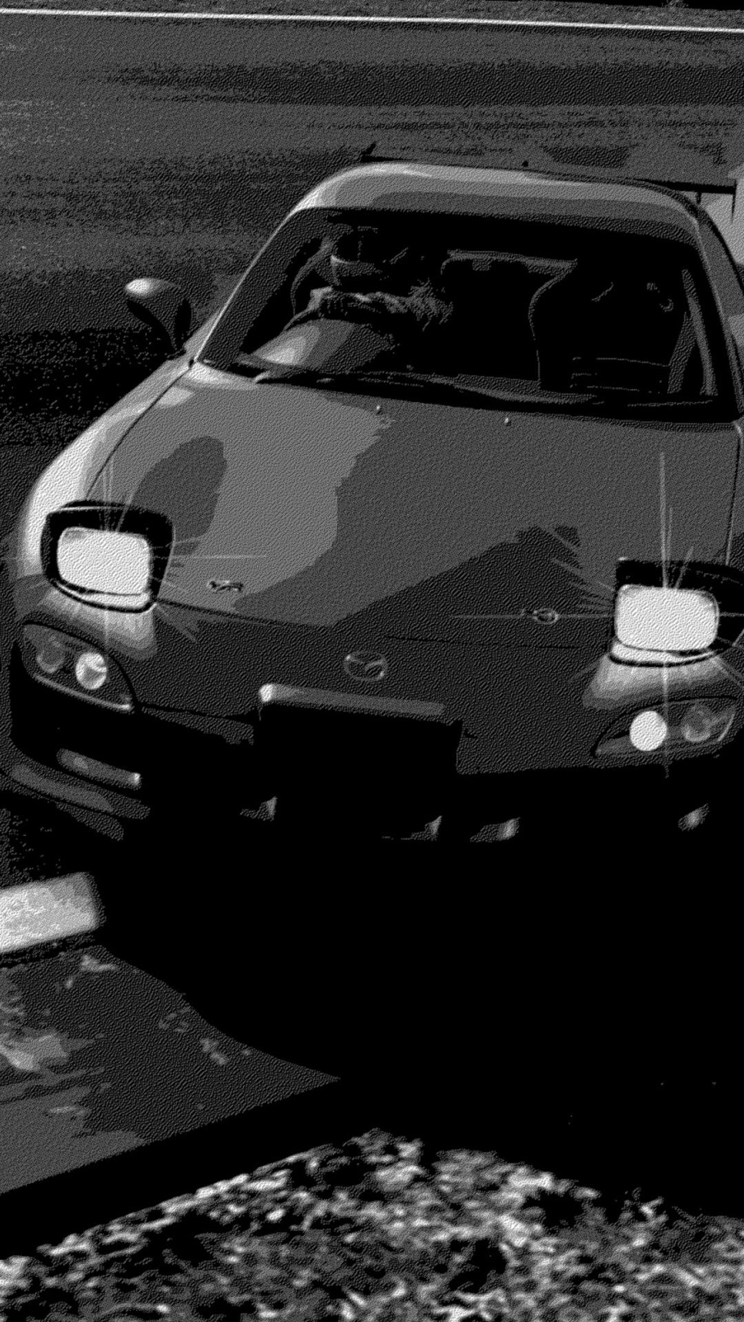 1080x1920 1080x1920 mazda rx mazda, cars, hd, monochrome, black and white for iPhone 8 wallpaper