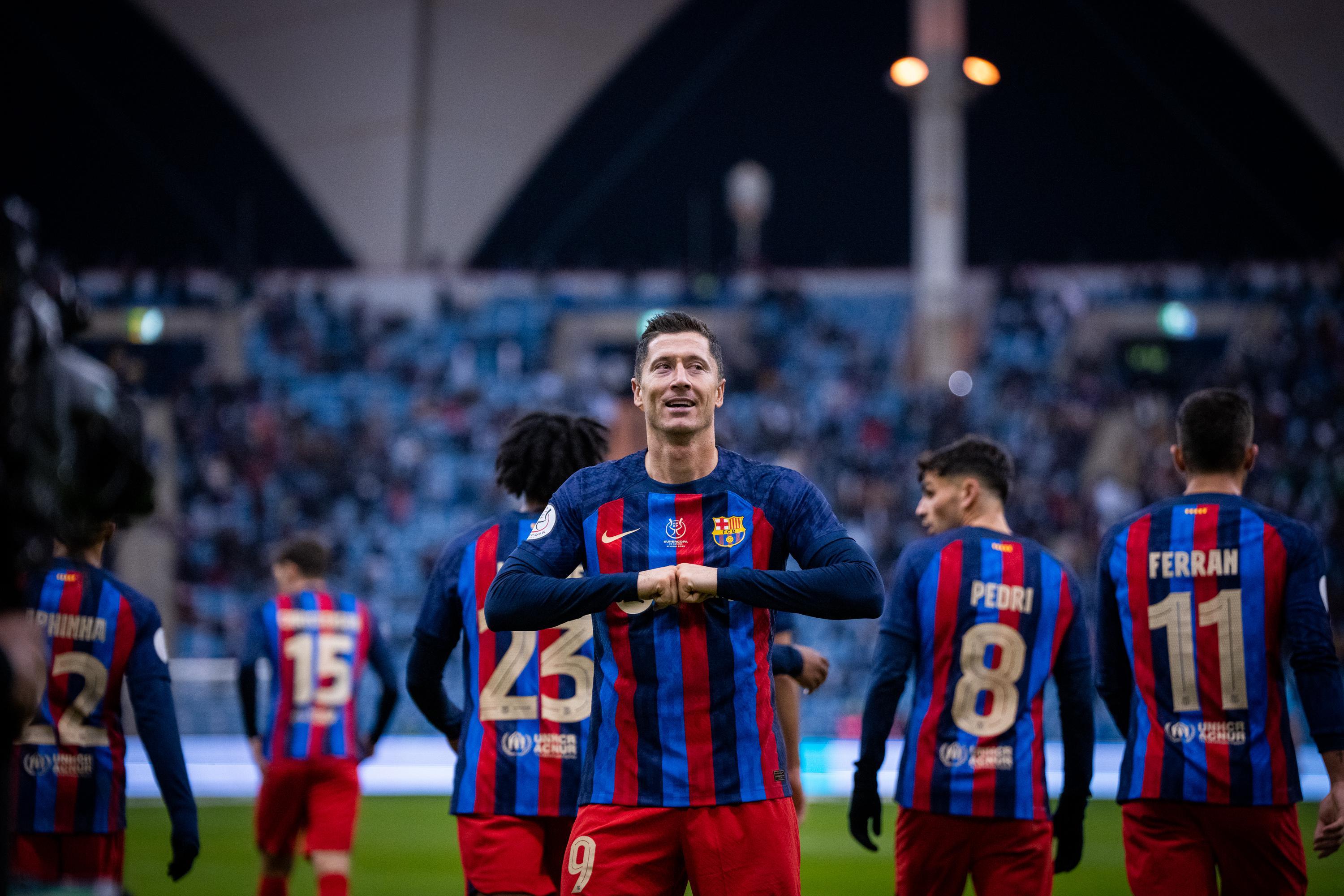 3000x2000 FC Barcelona Supercopa 2023 Wallpaper