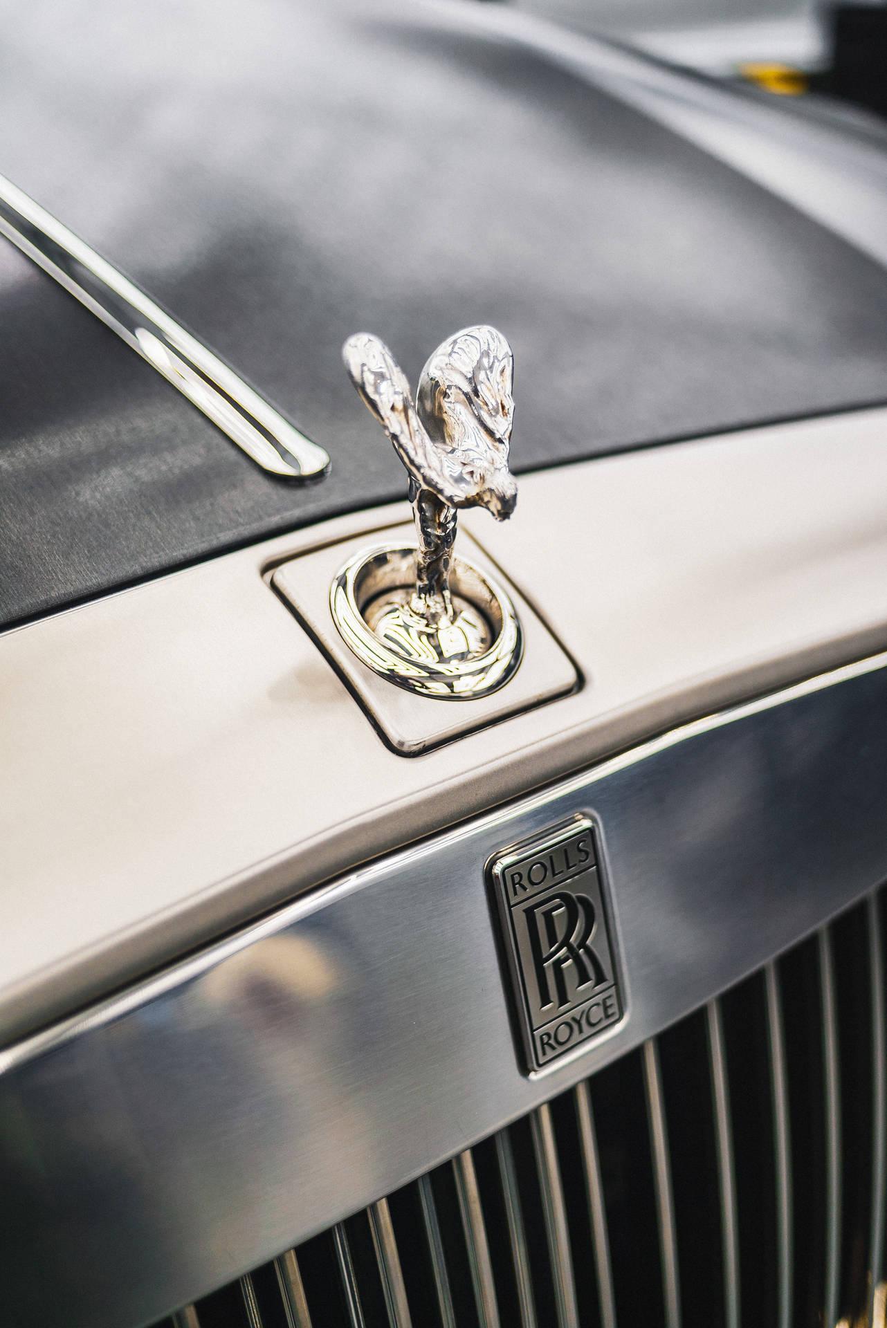 1282x1920 Download Rolls Royce 4K Spirit Of Ecstasy On Hood Wallpaper