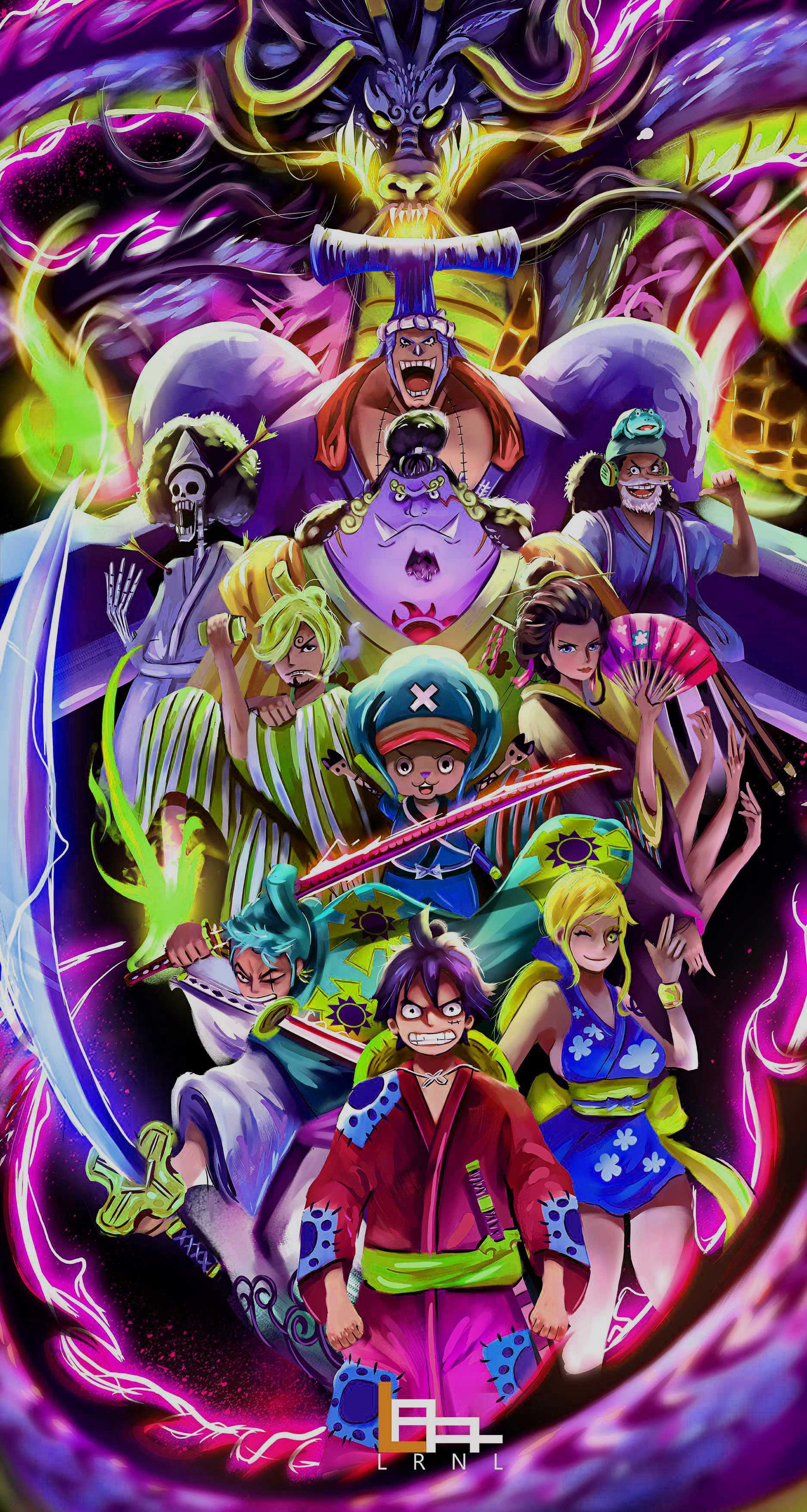 1873x3508 One Piece 4k Wallpaper