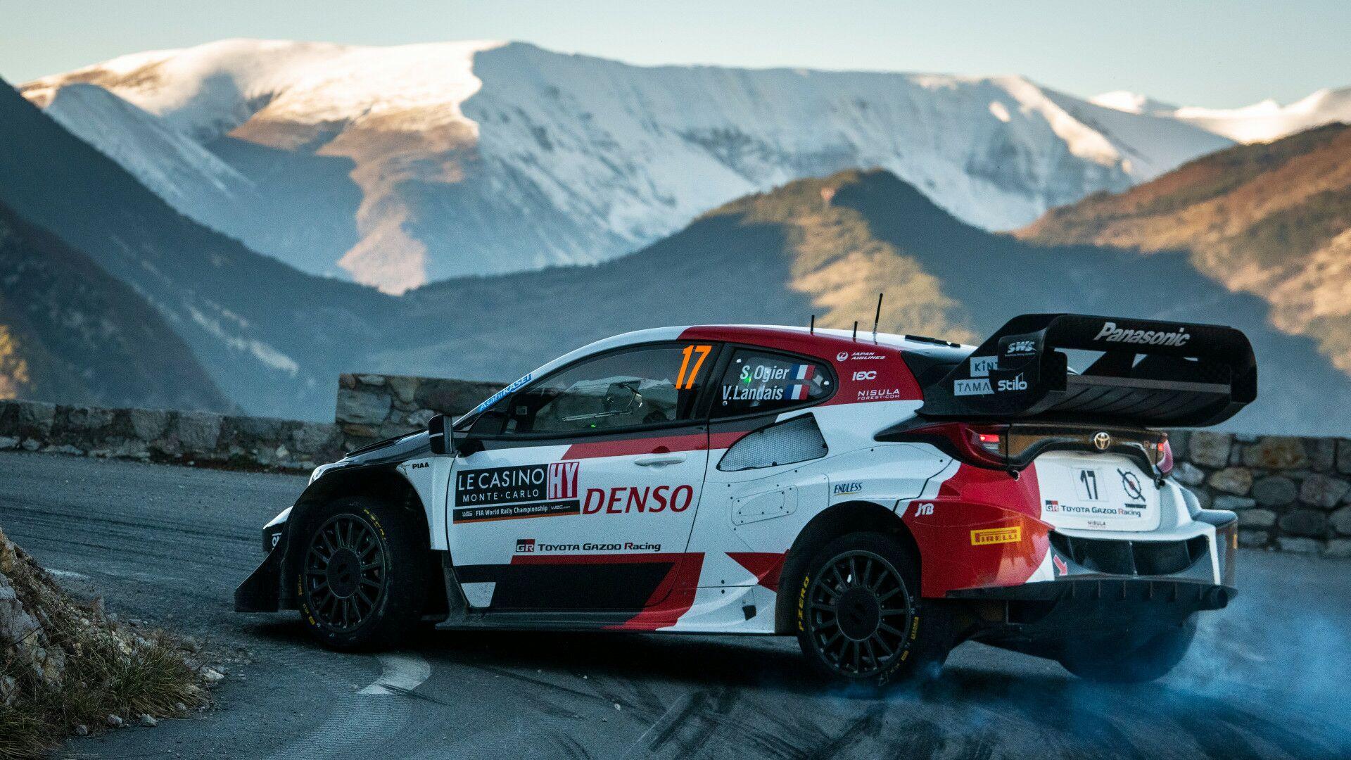 1920x1080 Ogier Consolidates Monte Lead As Toyota Team Mates Up The Ante