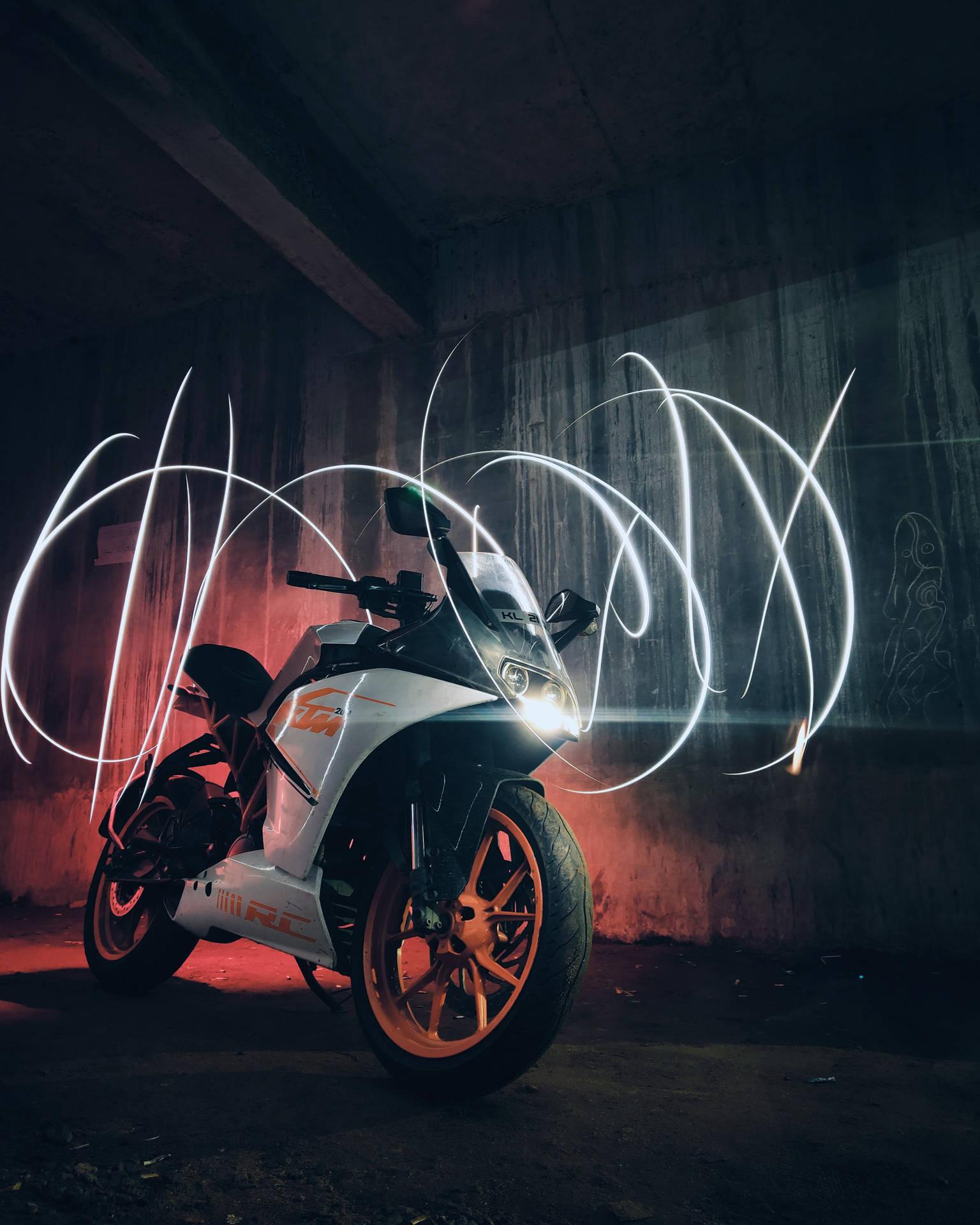 1536x1920 Download Ktm Rc 390 2016 Play Of Lights Wallpaper