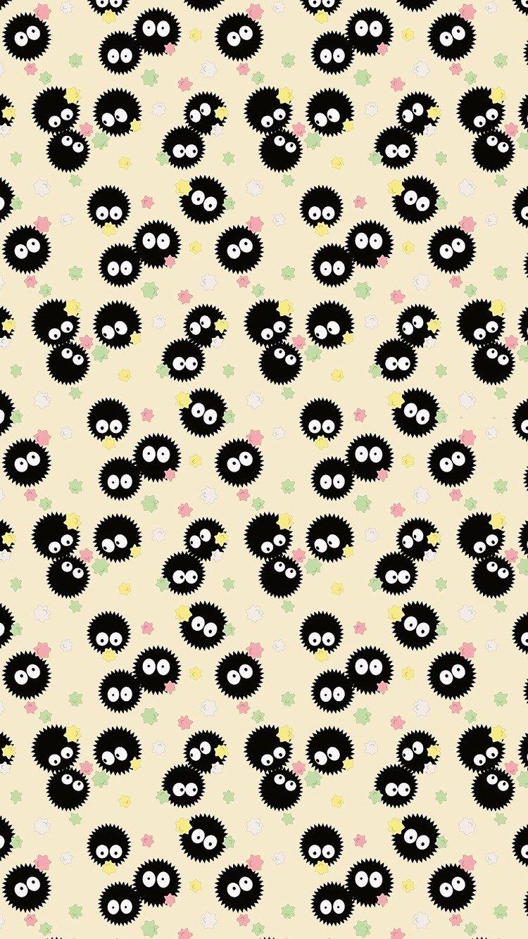 750x1334 Ara Wagoner - I was thinking of something a little less white, but yeah. Kinda like a wallpaper covered with soot sprites or a forest scene with them drifting down