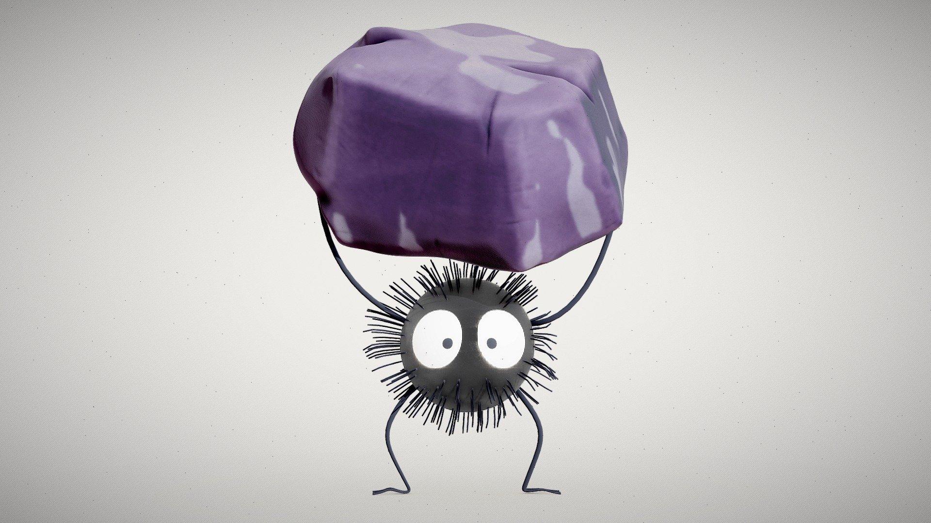 1920x1080 Soot Sprite (すすワタリ) Free 3D model by Duznot [500f8c3]