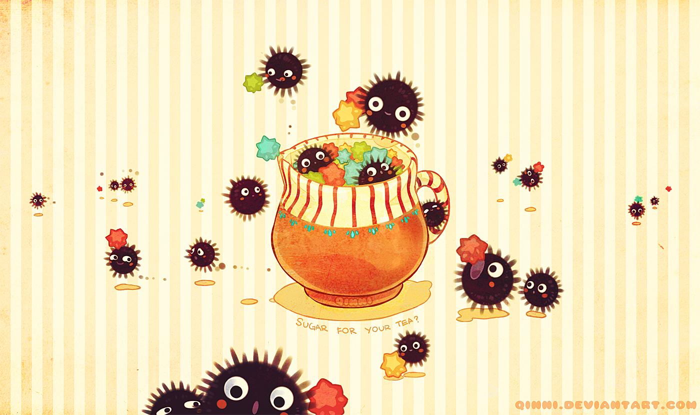 1400x830 susuwatari (studio ghibli) drawn