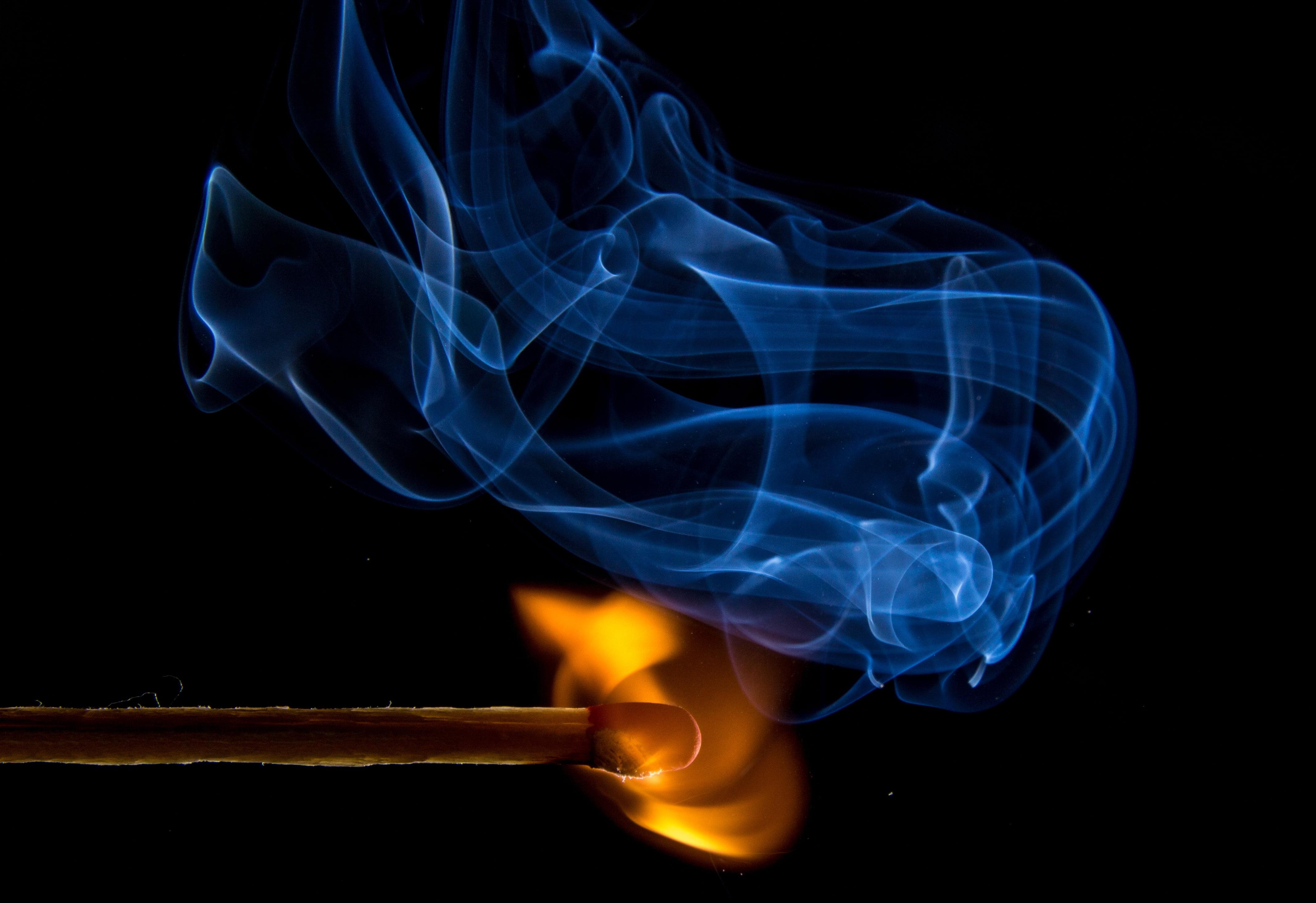 4264x2926 Wallpaper / wood, igniting, isolated On Black, black Background, fire, danger, yellow, burnt, smoke Structure, match, 4K, fire Phenomenon free download