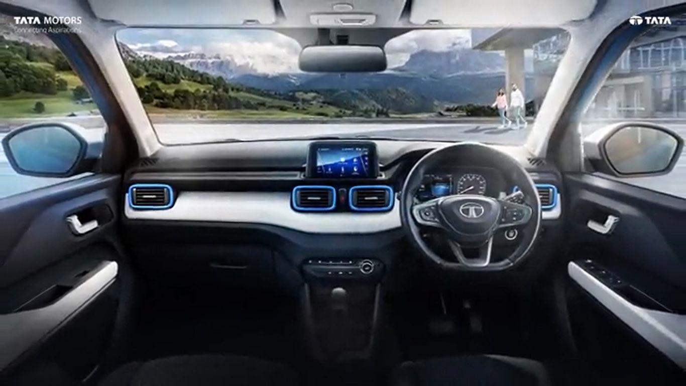 1366x768 Tata Punch SUV Interior Details Revealed Officially. Check All Features Here