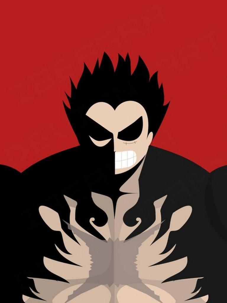 768x1024 Download Luffy Gear 4 Vector Wallpaper