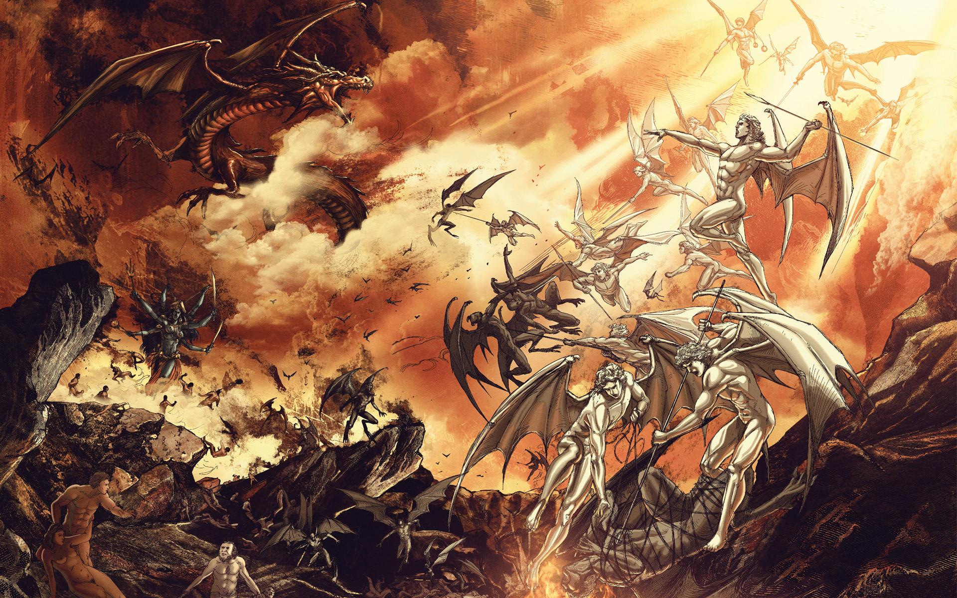 1920x1200 Heaven And Hell Wallpaper