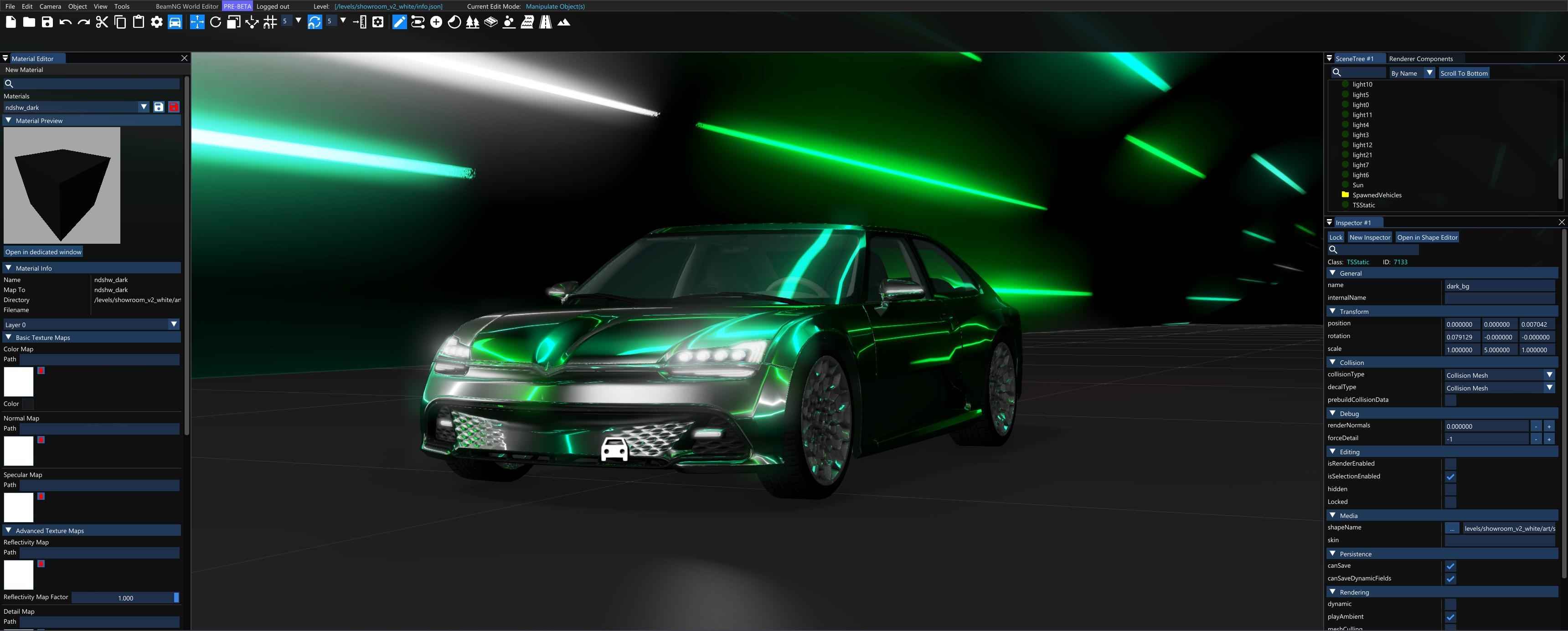 3440x1385 Lightbeams Wallpaper