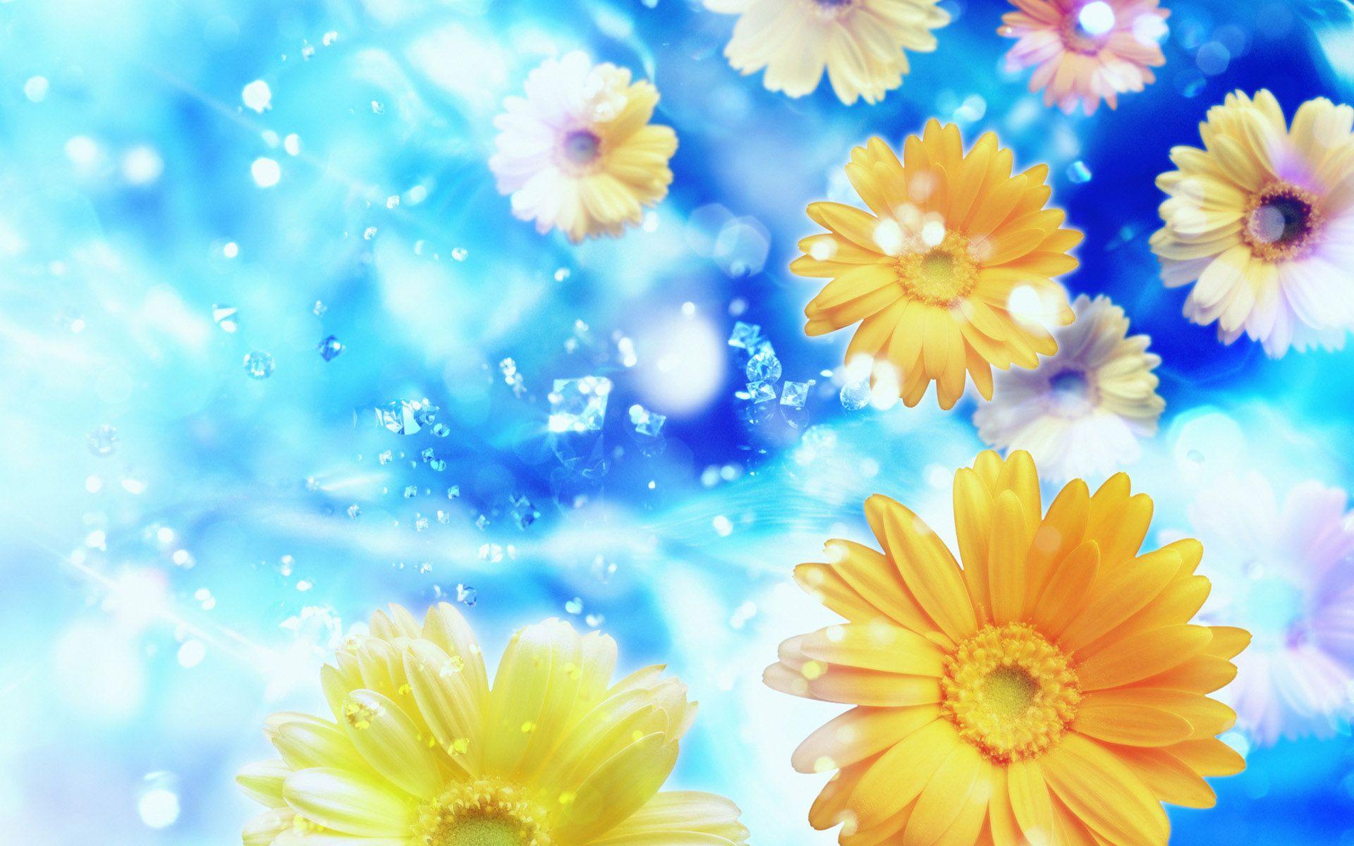 1920x1200 Flowers Background Wallpaper