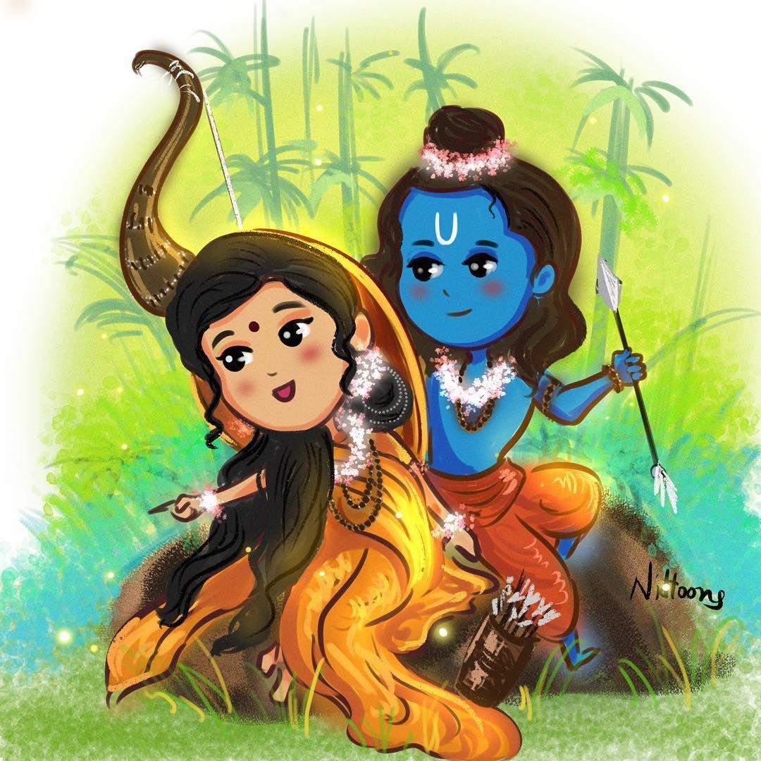 1080x1080 ram and sita. Lord krishna wallpaper
