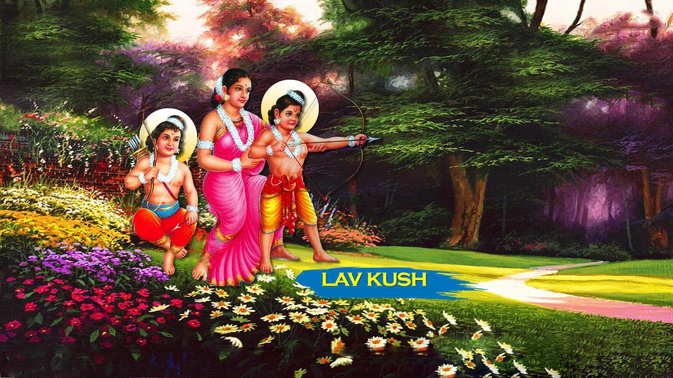 1366x768 Siya Ram Photo Download HD