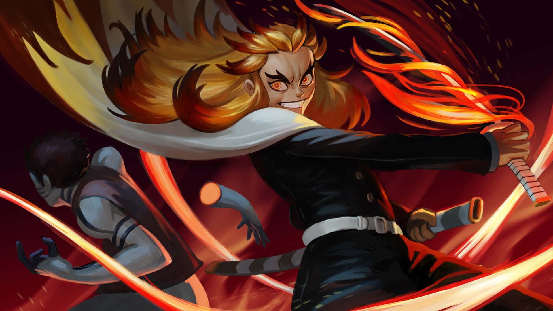 1920x1080 Download Rengoku Vs Akaza 1920 X 1080