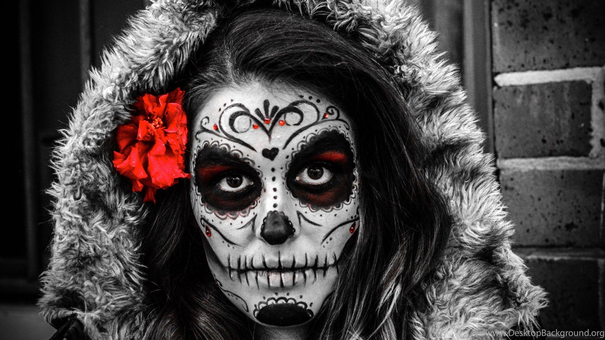 2048x1152 Sugar Skull Computer Wallpaper, Desktop Background Desktop Background