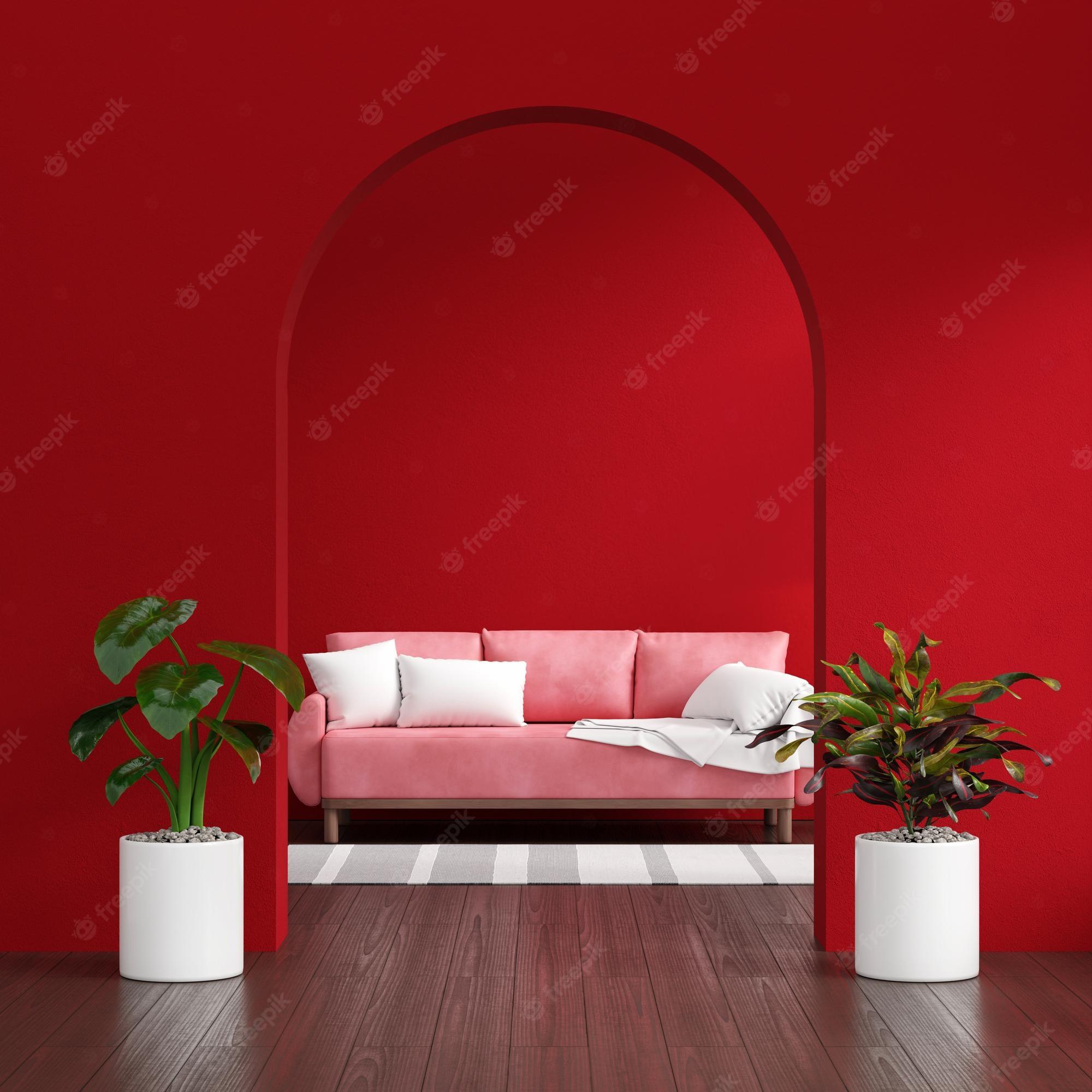 2000x2000 Red Room Image