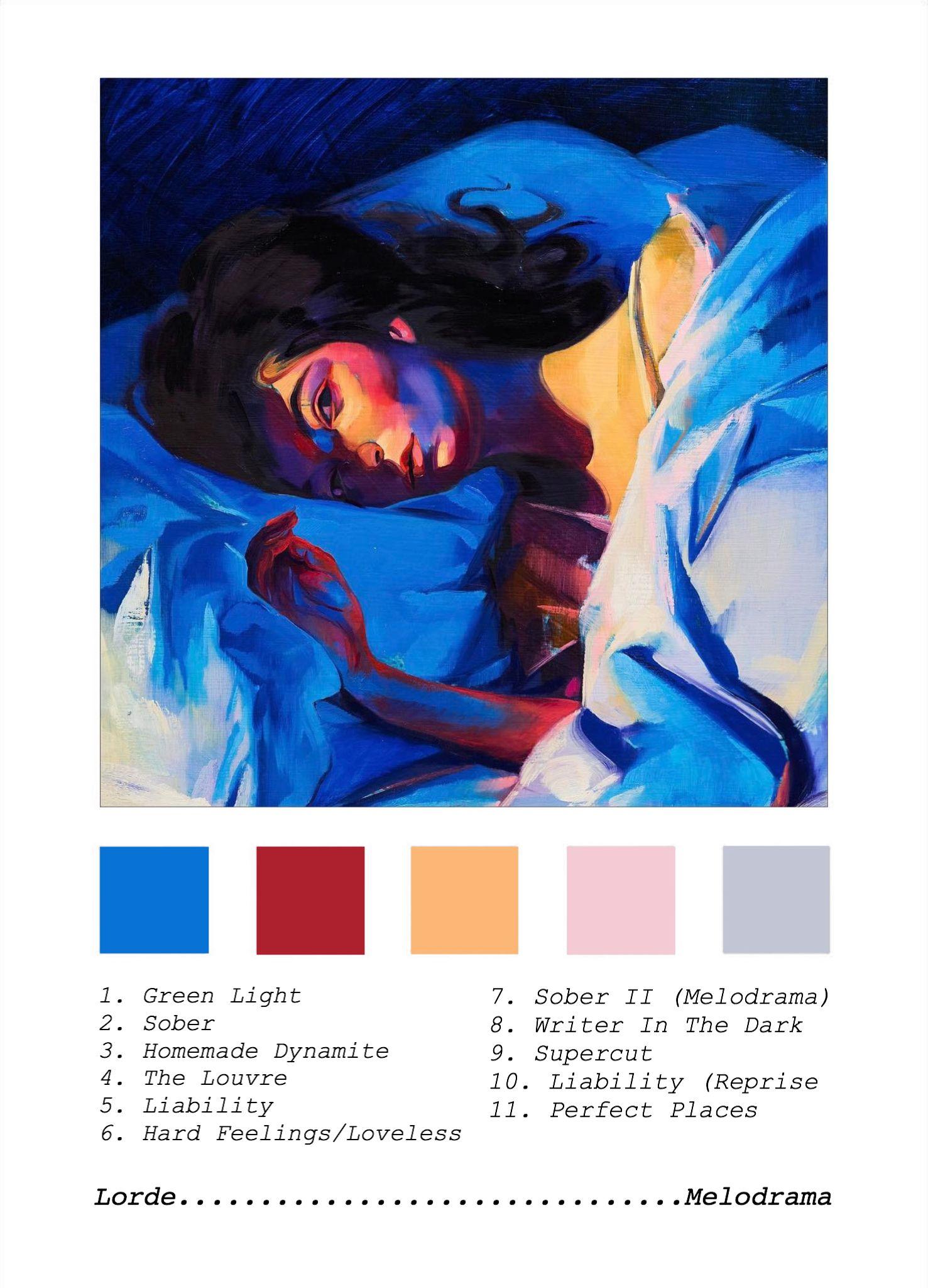 1477x2048 lorde. Music poster design