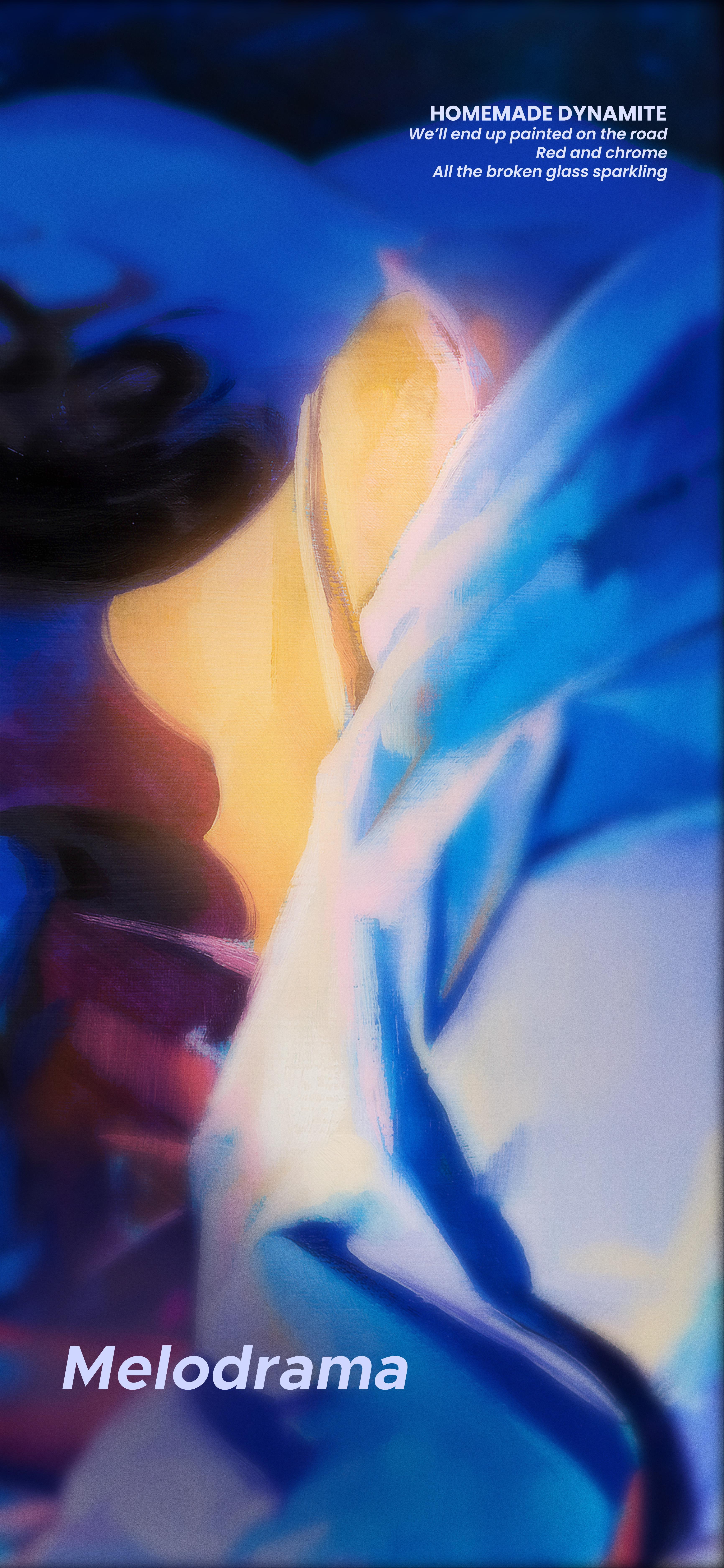 3463x7500 I made a melodrama wallpaper for myself