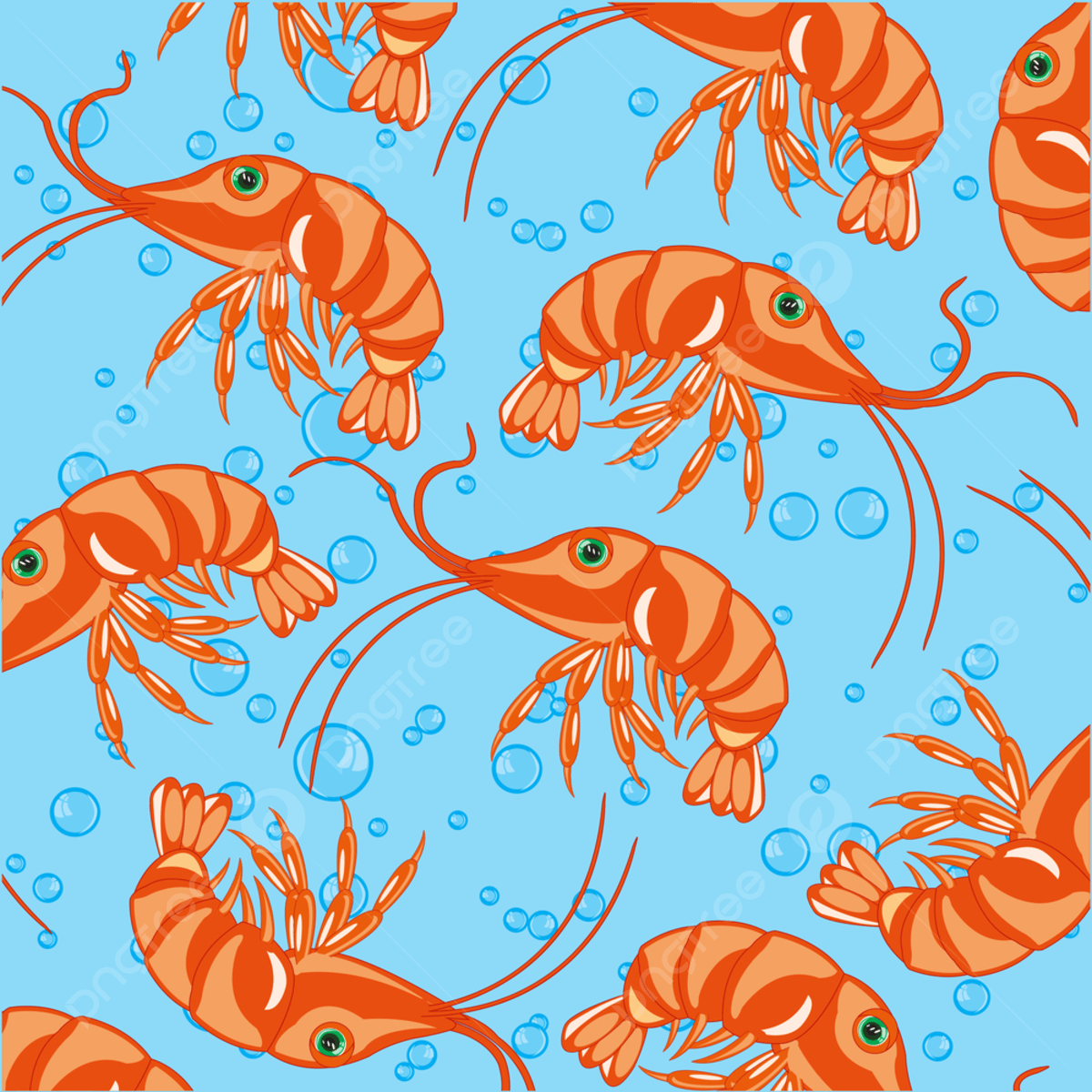 1200x1200 Sea Shellfish Prawn