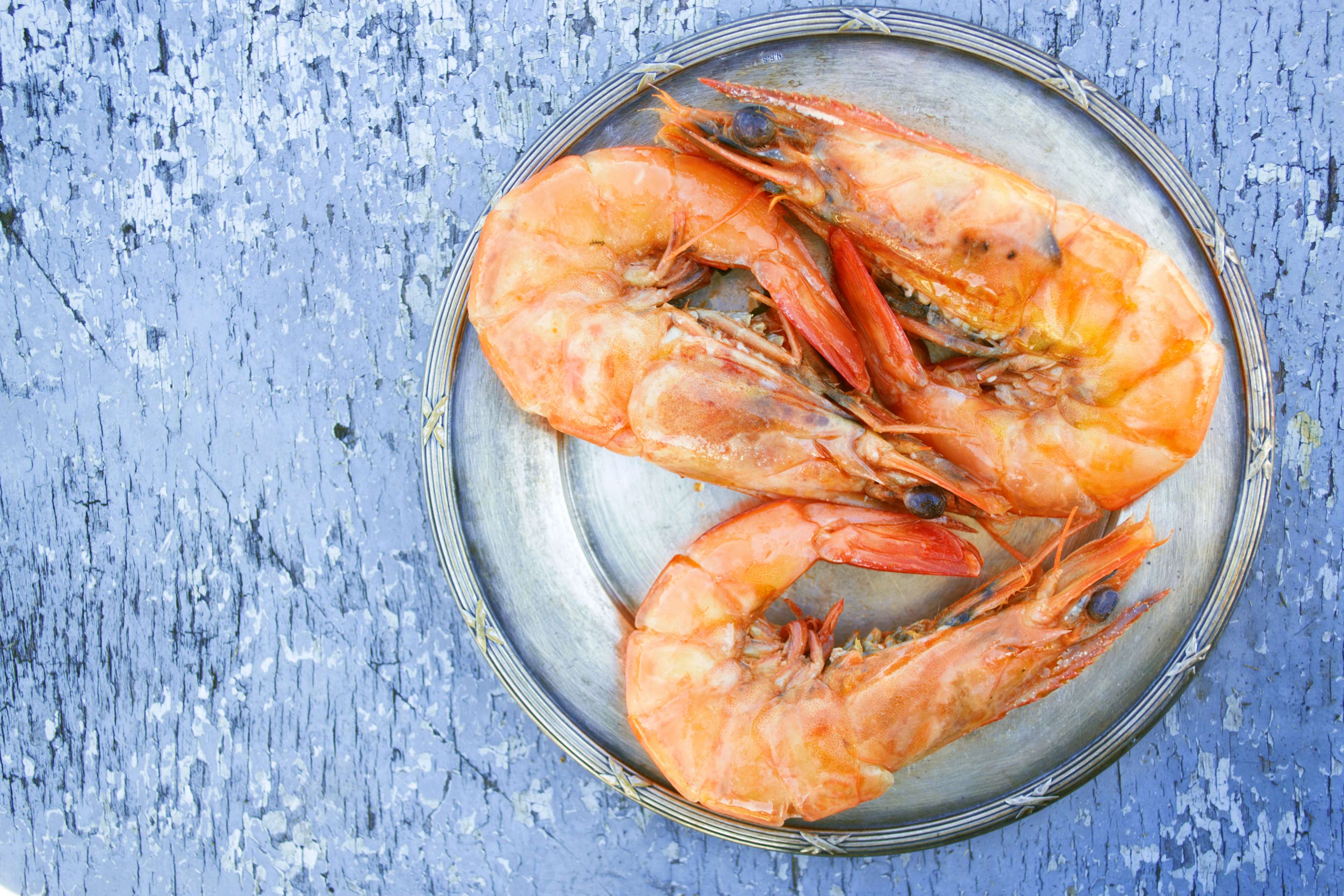 3840x2560 prawn, red, scampi, seafood, shrimps