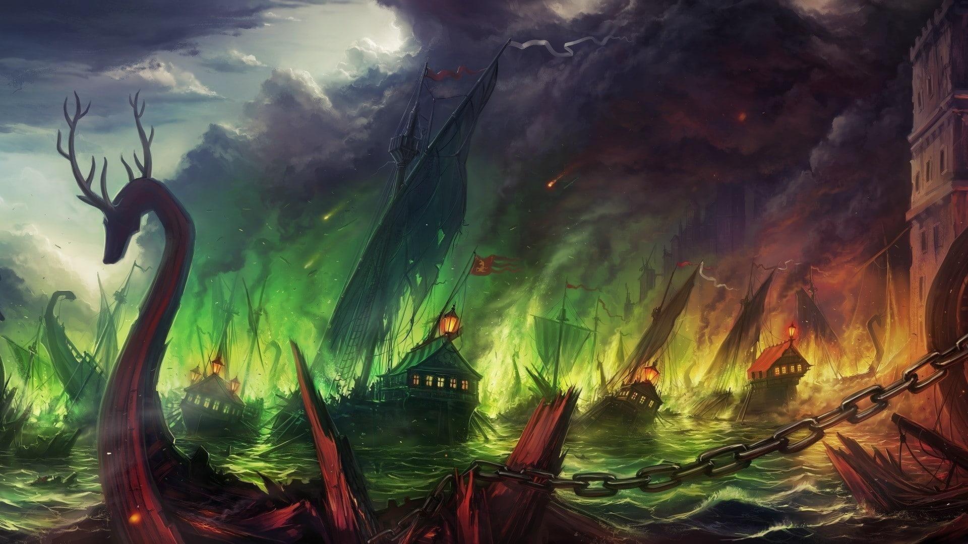 1920x1080 Wallpaper / 8K, 8K, black, illustration, A Song of Ice and Fire, Dragon, Aegon the Conqueror, 4K, Aegon Targaryen, Black Dread, Game of Thrones, Balerion free download