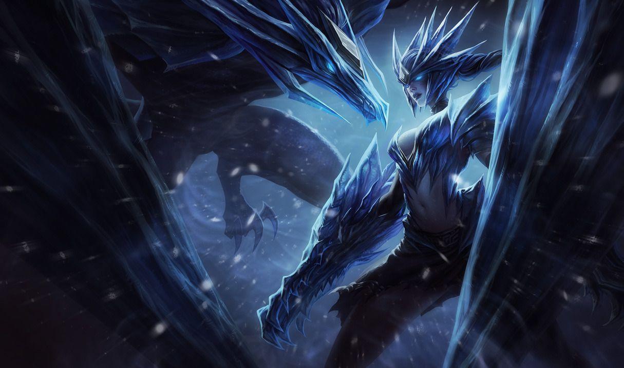 1215x717 Ice Drake Shyvana by katiedesousa. league of legends