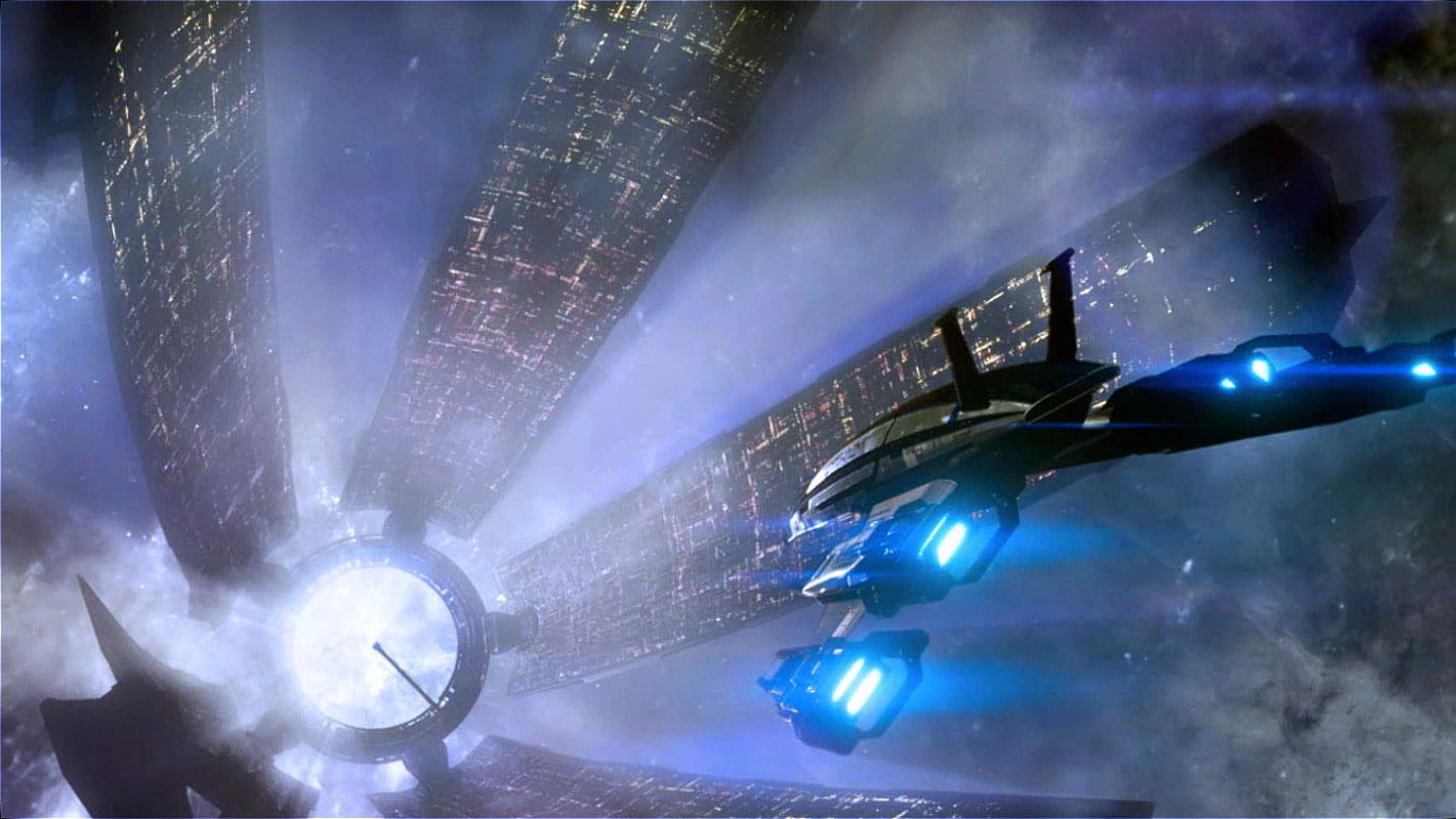 1421x800 Wallpaper Mass Effect, Citadel Mass