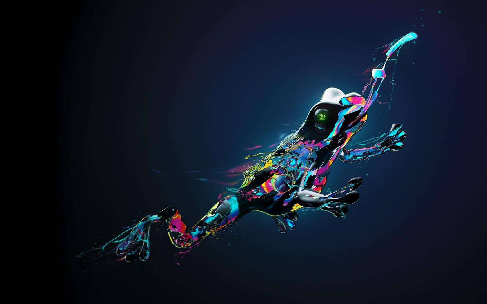 1680x1050 Abstract Froggy wallpaper. Abstract