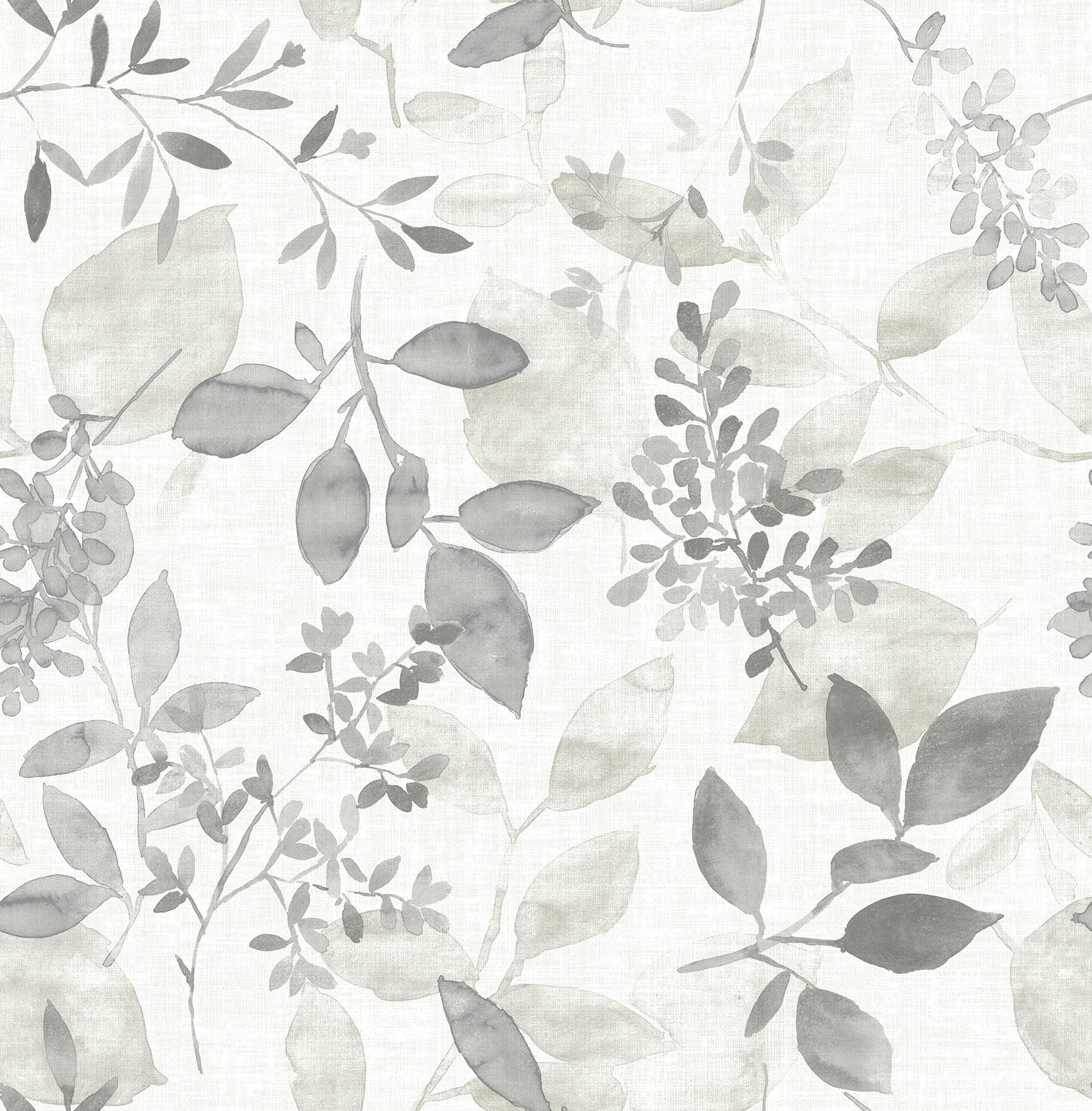 1769x1800 NuWallpaper Grey Breezy Peel & Stick Wallpaper